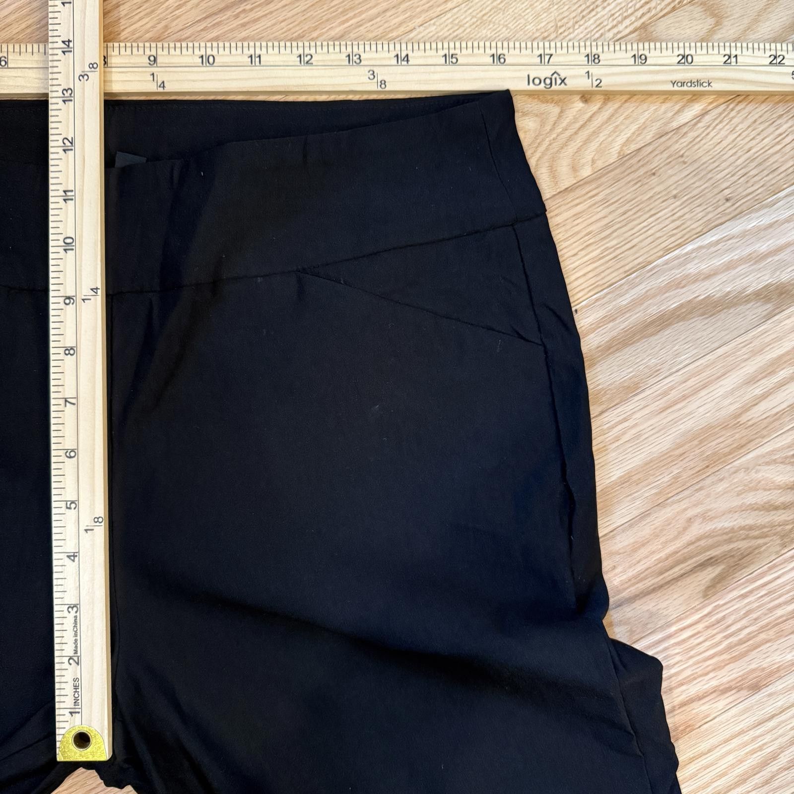 Tribal Streetwear Tribal black pull-on ankle pants ponte workwear – women’s 14 Size 36" / US 14 / IT 50 - 3 Thumbnail
