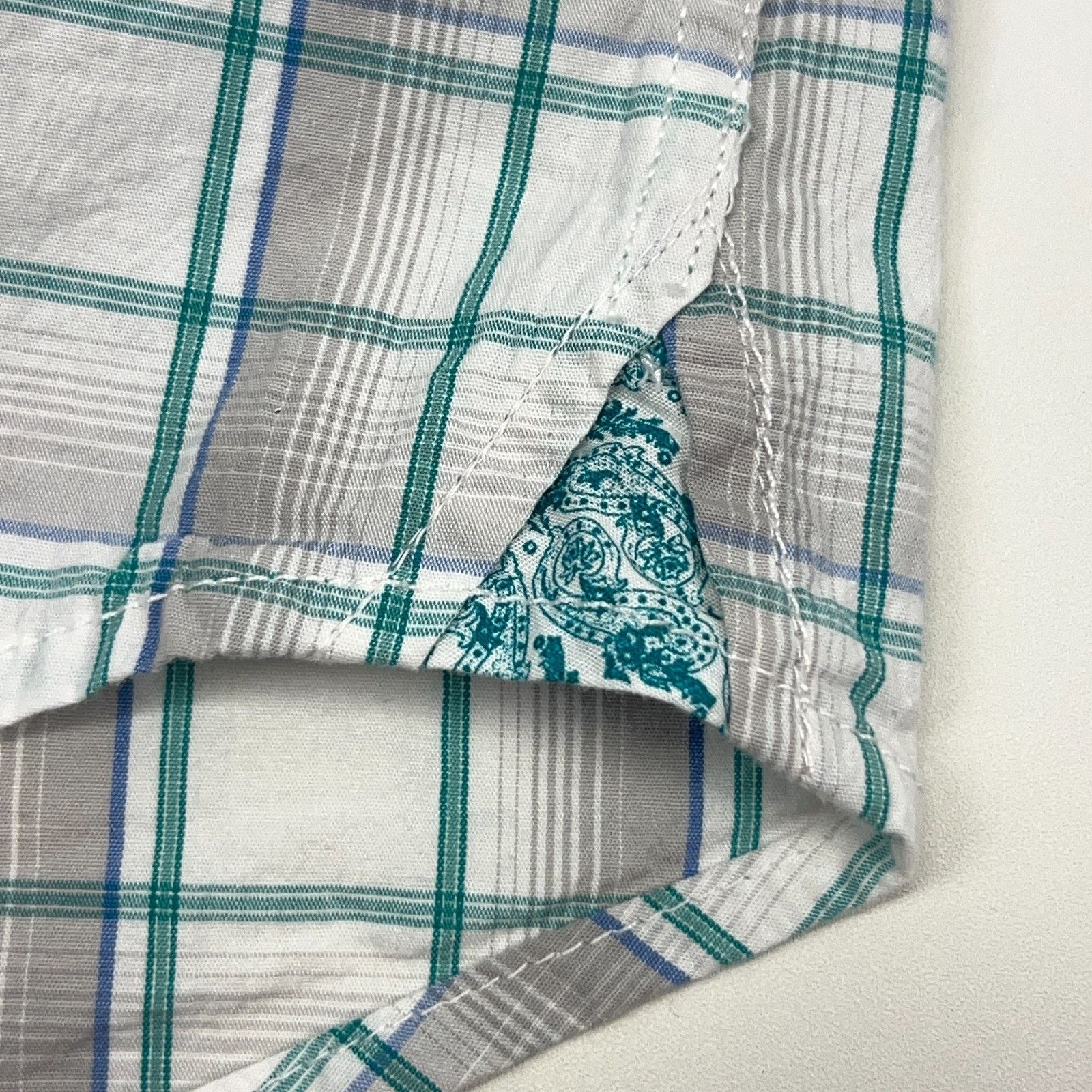 Wrangler Wrangler 20X Pearl Snap Button Front Shirt White Plaid M Size US M / EU 48-50 / 2 - 4 Thumbnail