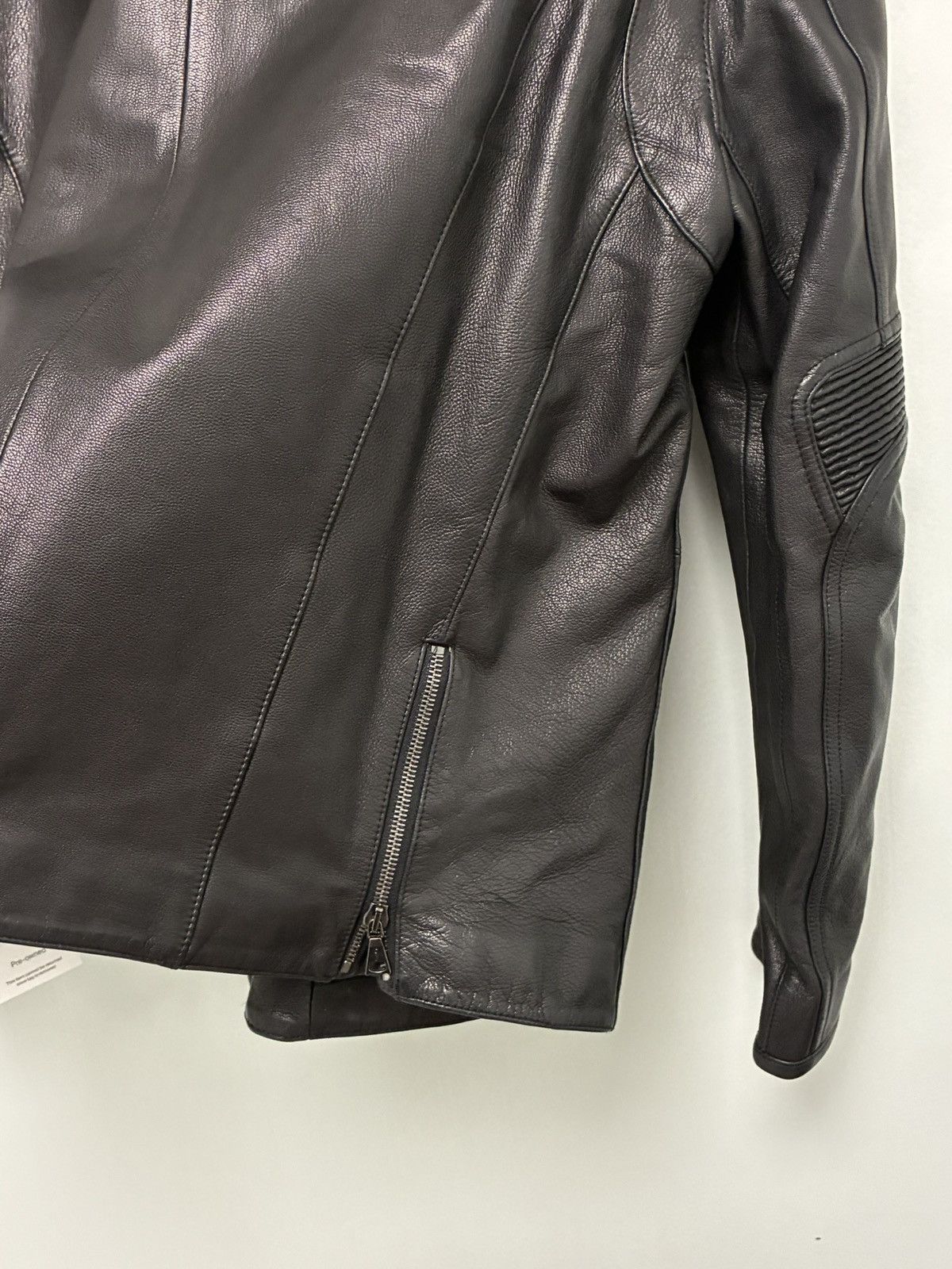 John Varvatos Leather Moto Size EU 54 USA 44 Size US L / EU 52-54 / 3 - 13 Thumbnail
