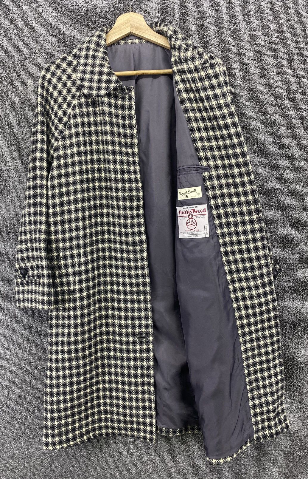 Margaret Howell Vintage Margaret Howell x Harris Tweed Long Coat Wool Jacket Size M / US 6-8 / IT 42-44 - 6 Thumbnail