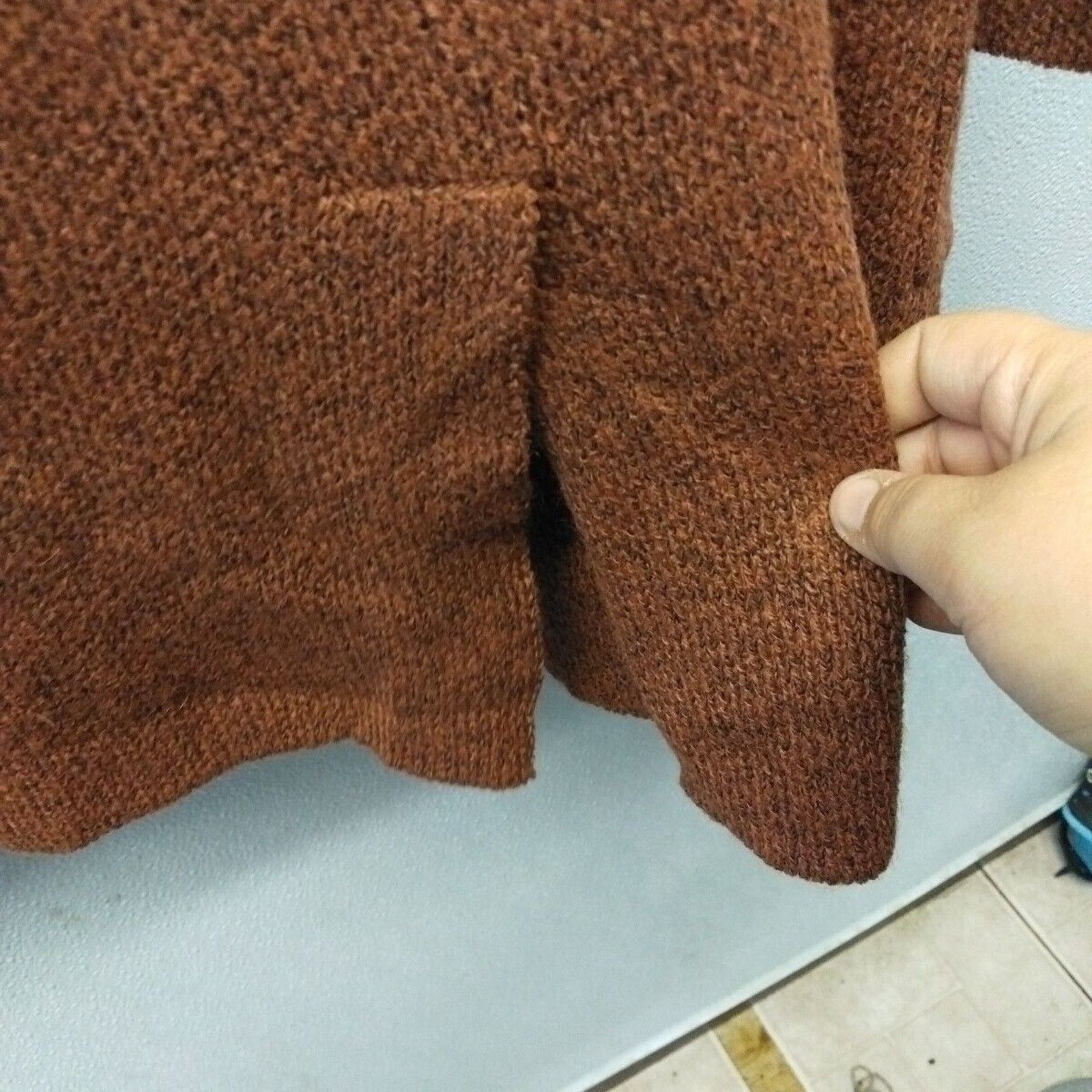 Other Love Tree Sweater Cardigan Terracotta Brown Open Small Size S / US 4 / IT 40 - 7 Thumbnail