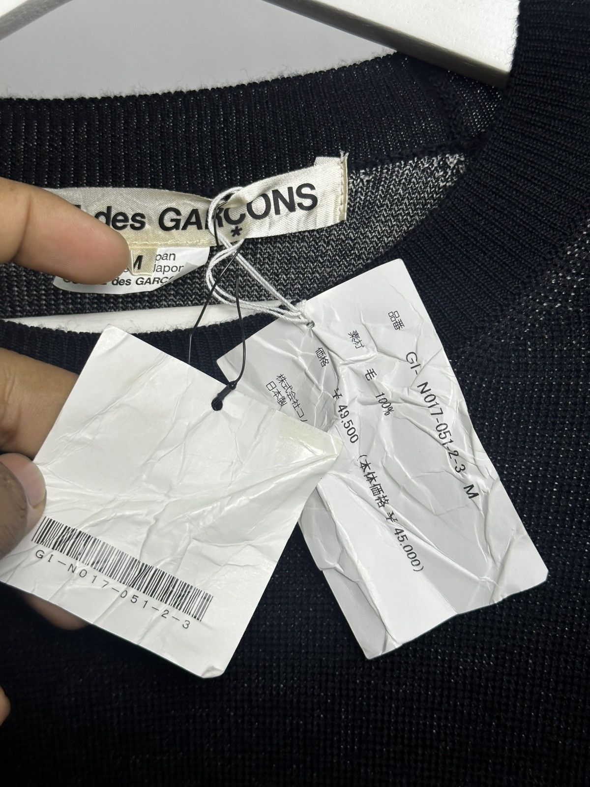 Comme des Garcons Comme Des Garcons Spellout Knitwear BNWT Size US M / EU 48-50 / 2 - 6 Thumbnail
