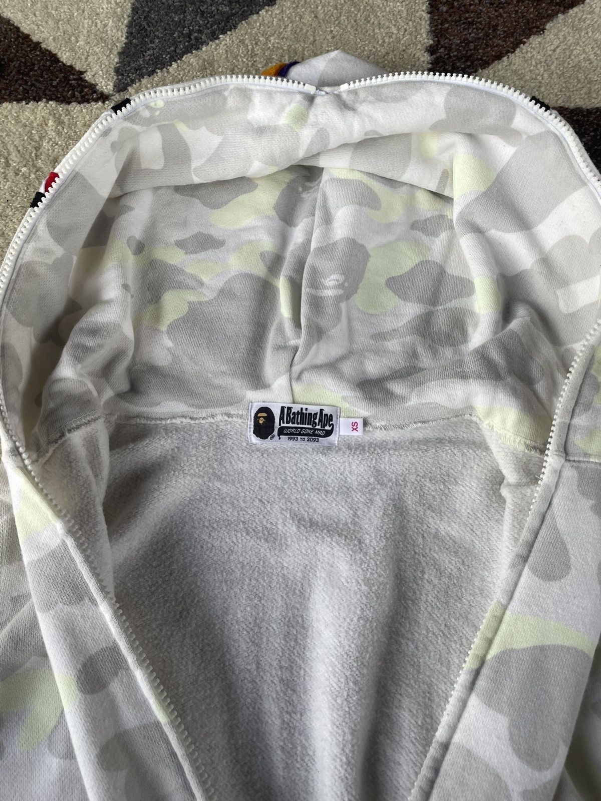 Bape Bape GITD City Camo Shark Fullzip Hoodie Size XS / US 0-2 / IT 36-38 - 11 Thumbnail