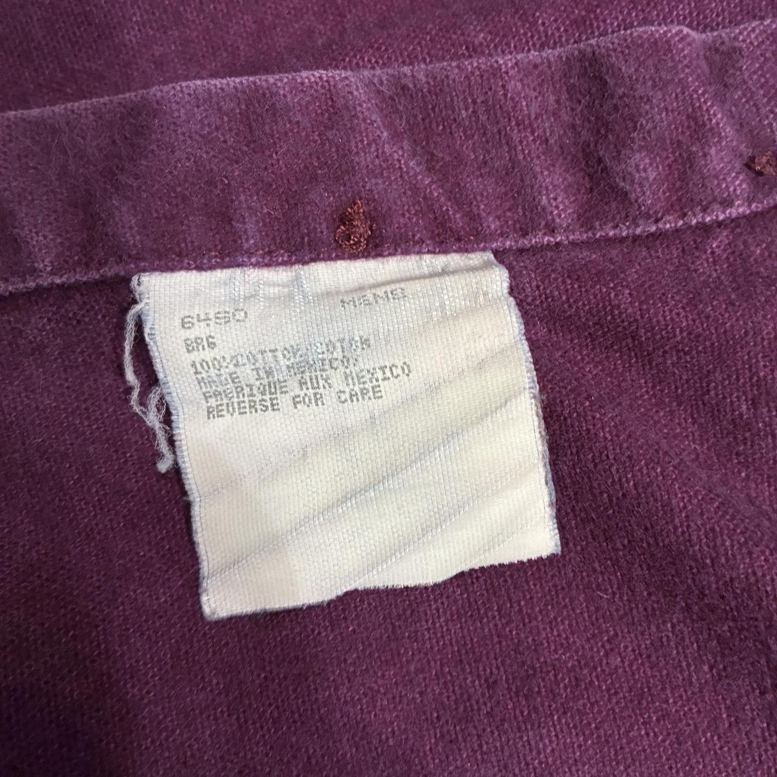 Woolrich Woolen Mills Vintage Woolrich Purple Chamois Oversized Work Shirt Size US XL / EU 56 / 4 - 6 Thumbnail