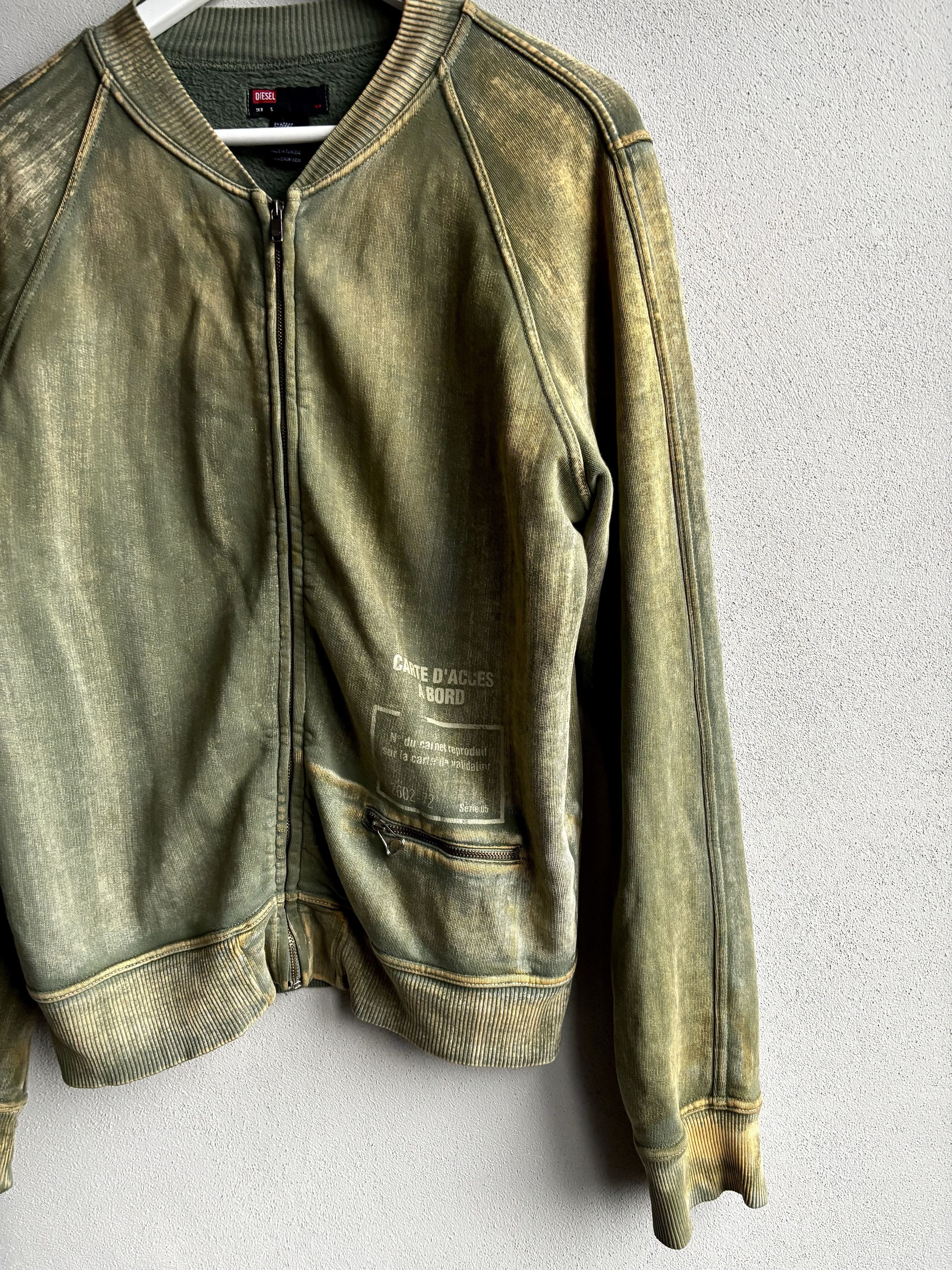 Diesel VTG JUNYA WATANABE STYLE WASHED TRASHED DIESEL SWEATSHIRT Size US S / EU 44-46 / 1 - 6 Thumbnail