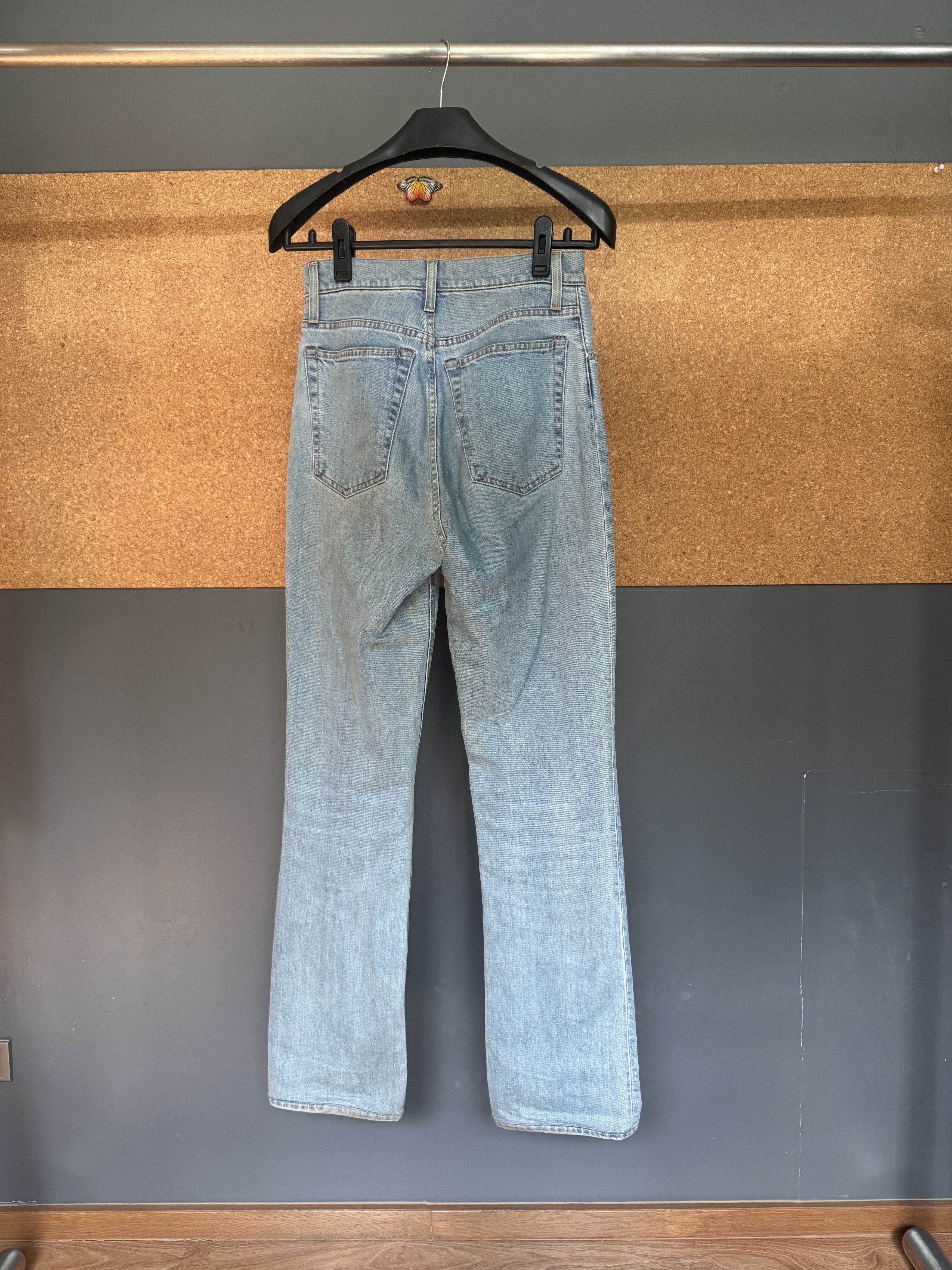Flared denim, view 2