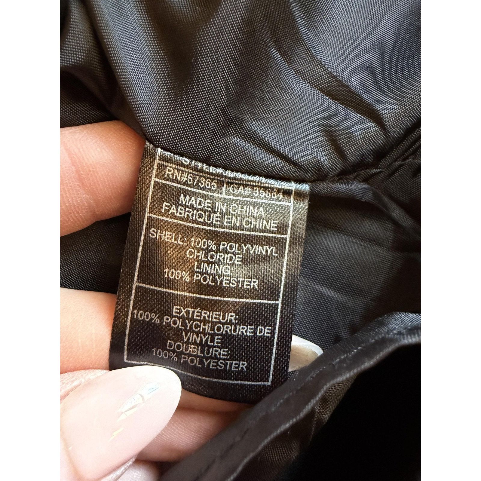 Other Jack Dress 2 Black Faux Leather Sleeveless Sheath Zip Back Size XS / US 0-2 / IT 36-38 - 2 Thumbnail