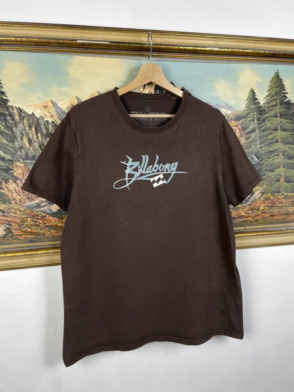 Billabong Billabong Vintage Y2k Surf Skate Brown Tee Size US M / EU 48-50 / 2 - 4 Thumbnail