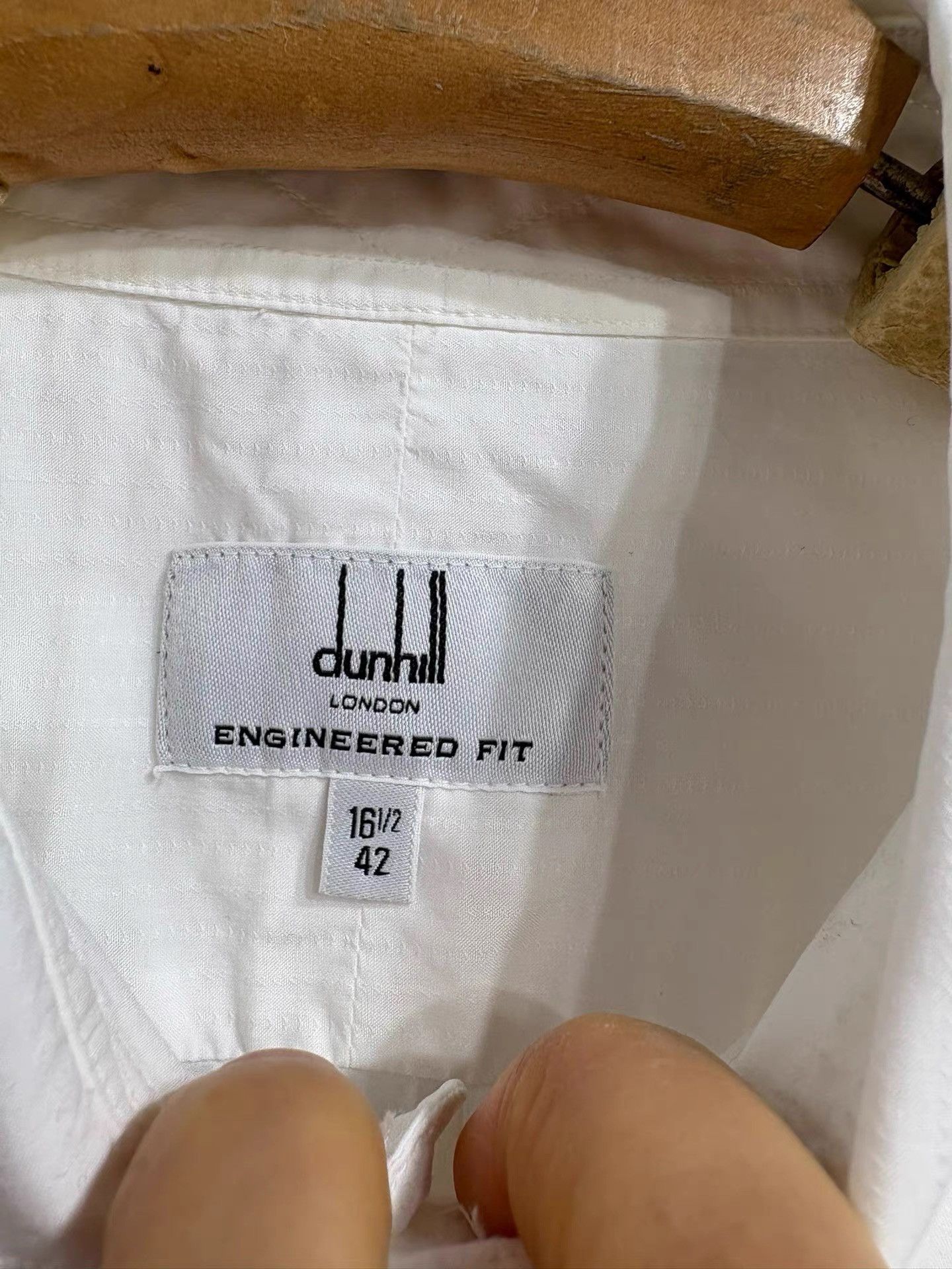 Alfred Dunhill dunhill Genuine Men's White Shirt K29 Size US XS / EU 42 / 0 - 4 Thumbnail