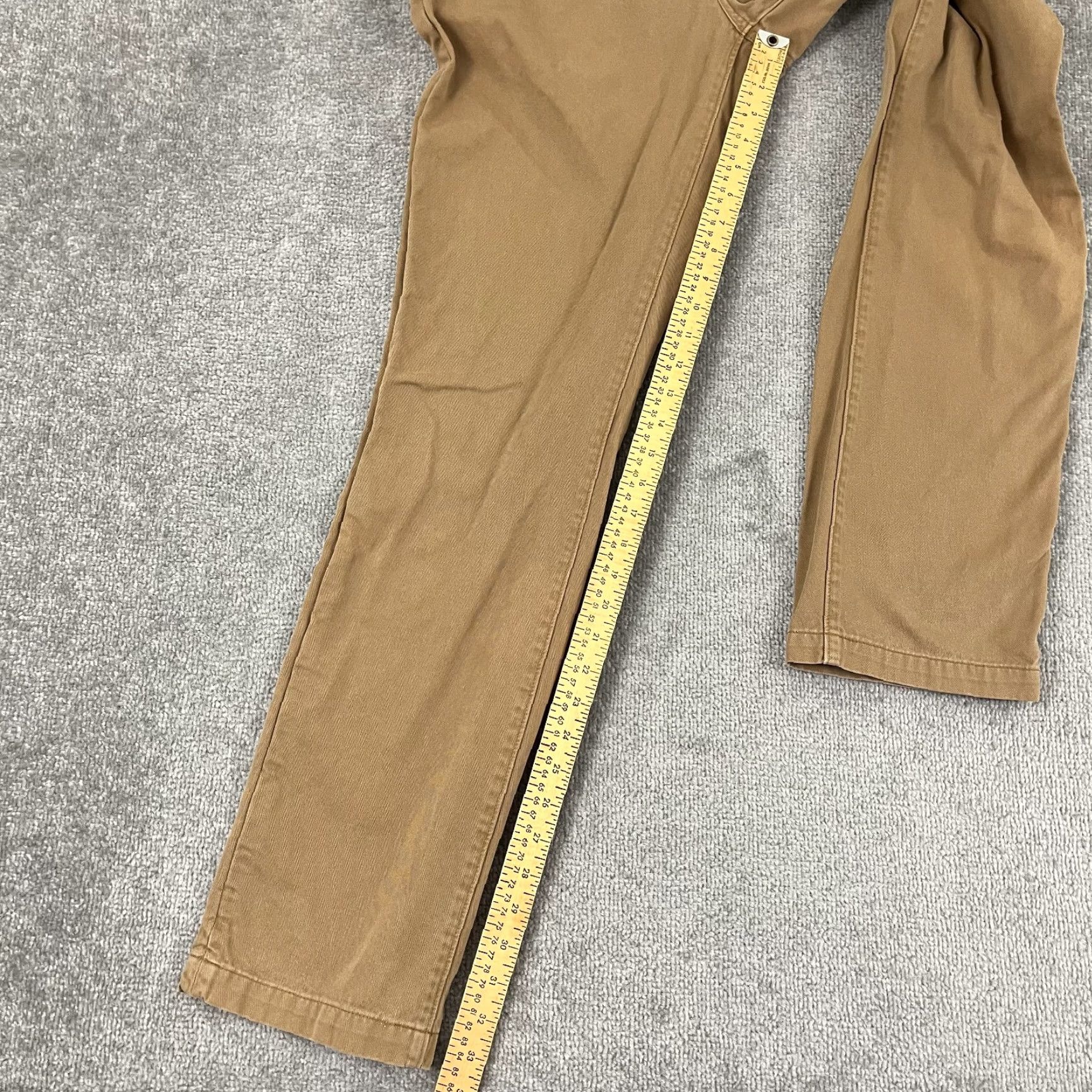 Taylor Stitch Taylor Stitch Chino Pants Mens Size 33 x 34 Brown Slim 5-Pocket Cotton Office Travel Casual Size US 33 - 3 Thumbnail