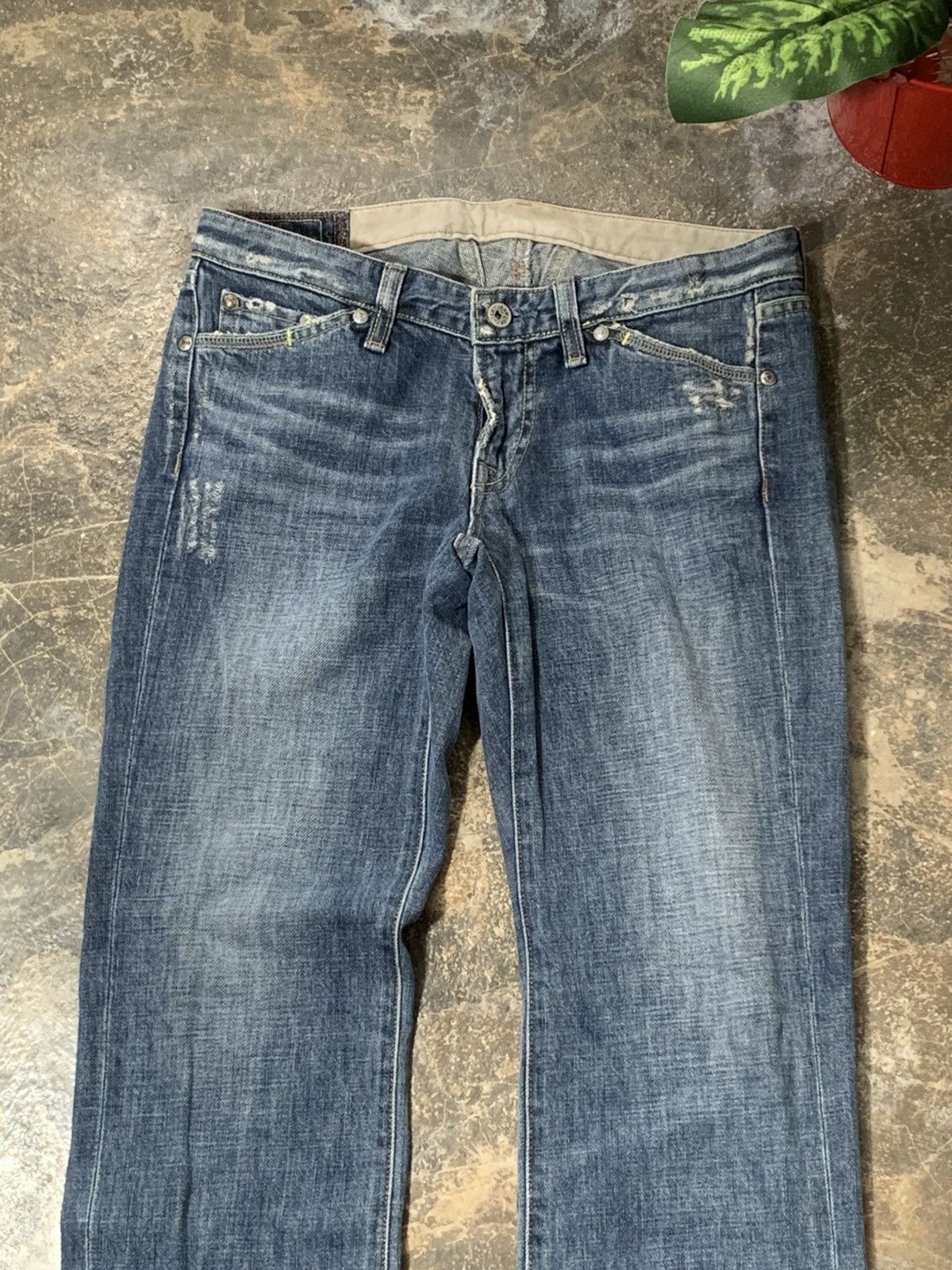 Marithe + Francois Girbaud Marithe Francois Girbaud Distress Jeans Size 29" - 2 Thumbnail