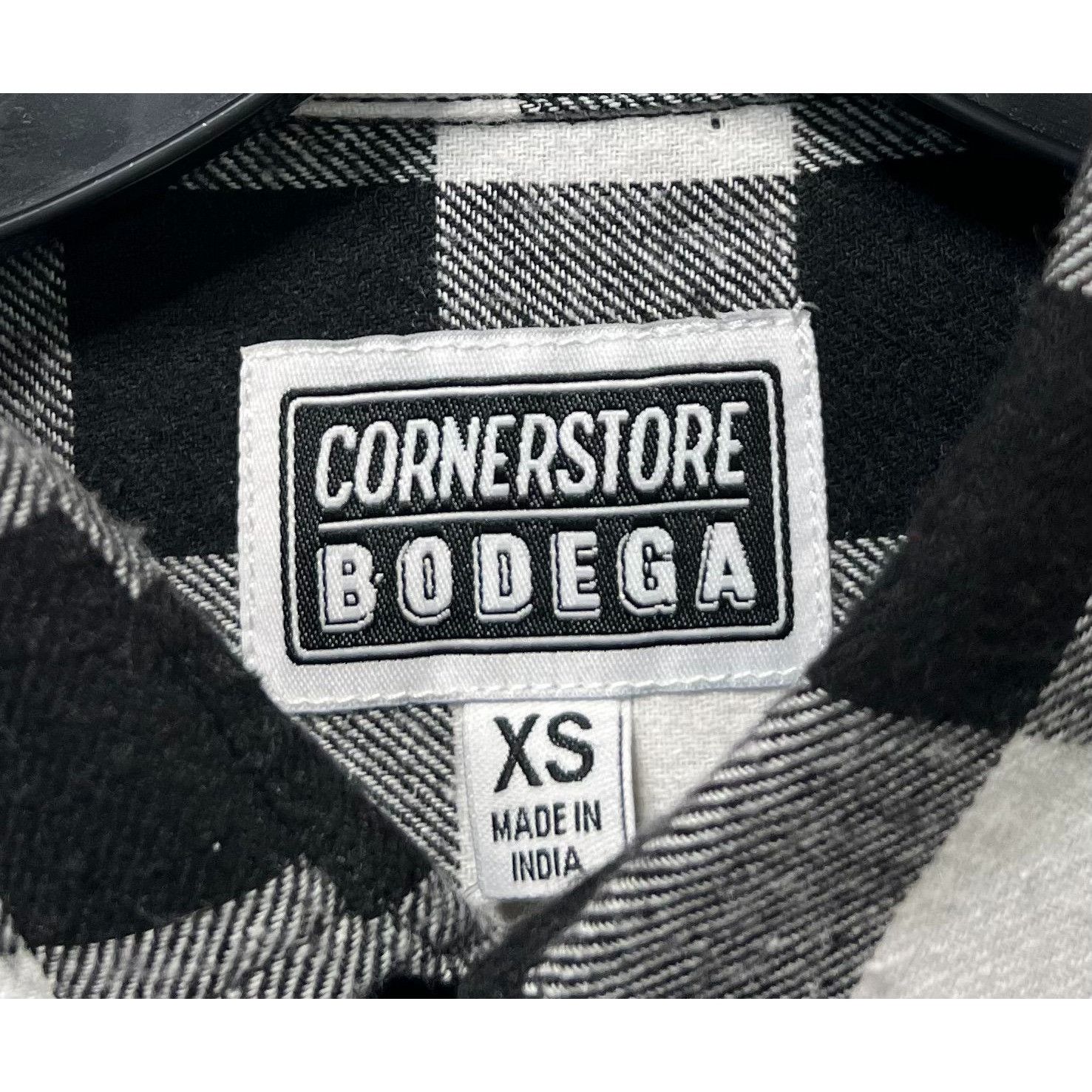 Other Cornerstore Bodega - Men's Long Sleeve Plaid Shirt - Black/W Size US XS / EU 42 / 0 - 11 Thumbnail