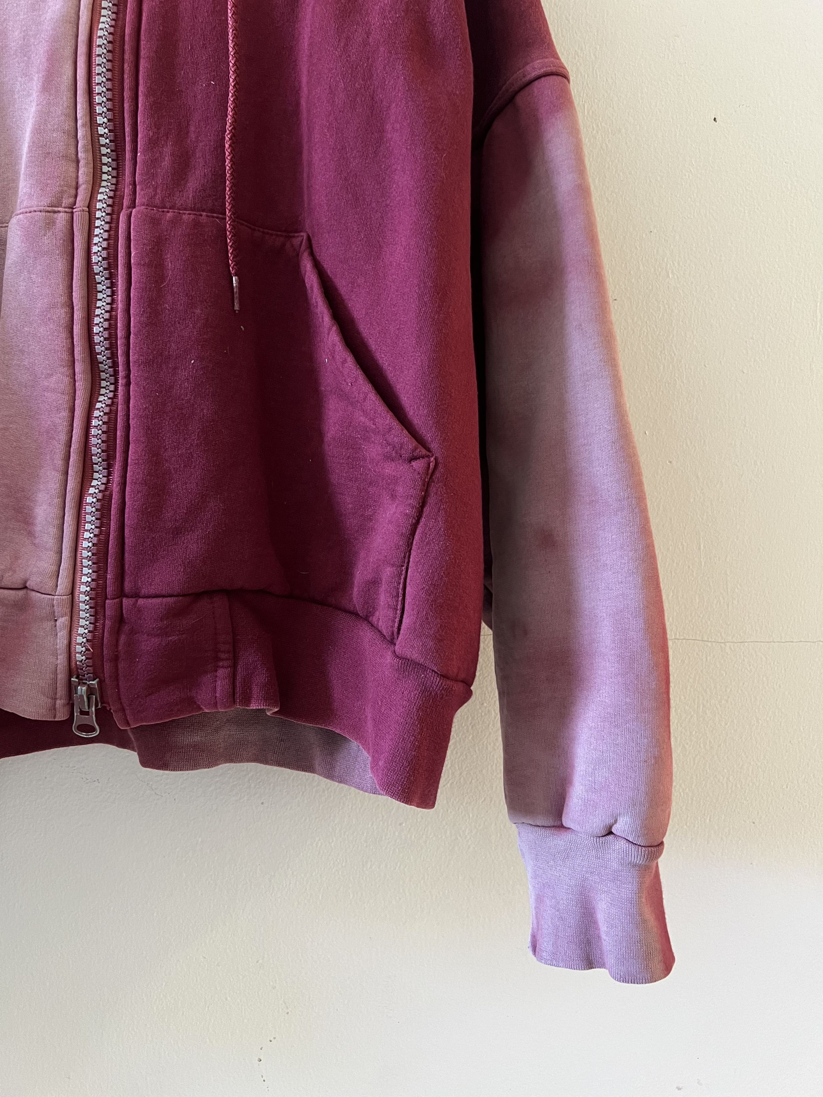 Vintage THERMAL LINED FADED VINTAGE HOODIE DISTRESSED GRUNGE Size US XL / EU 56 / 4 - 7 Thumbnail