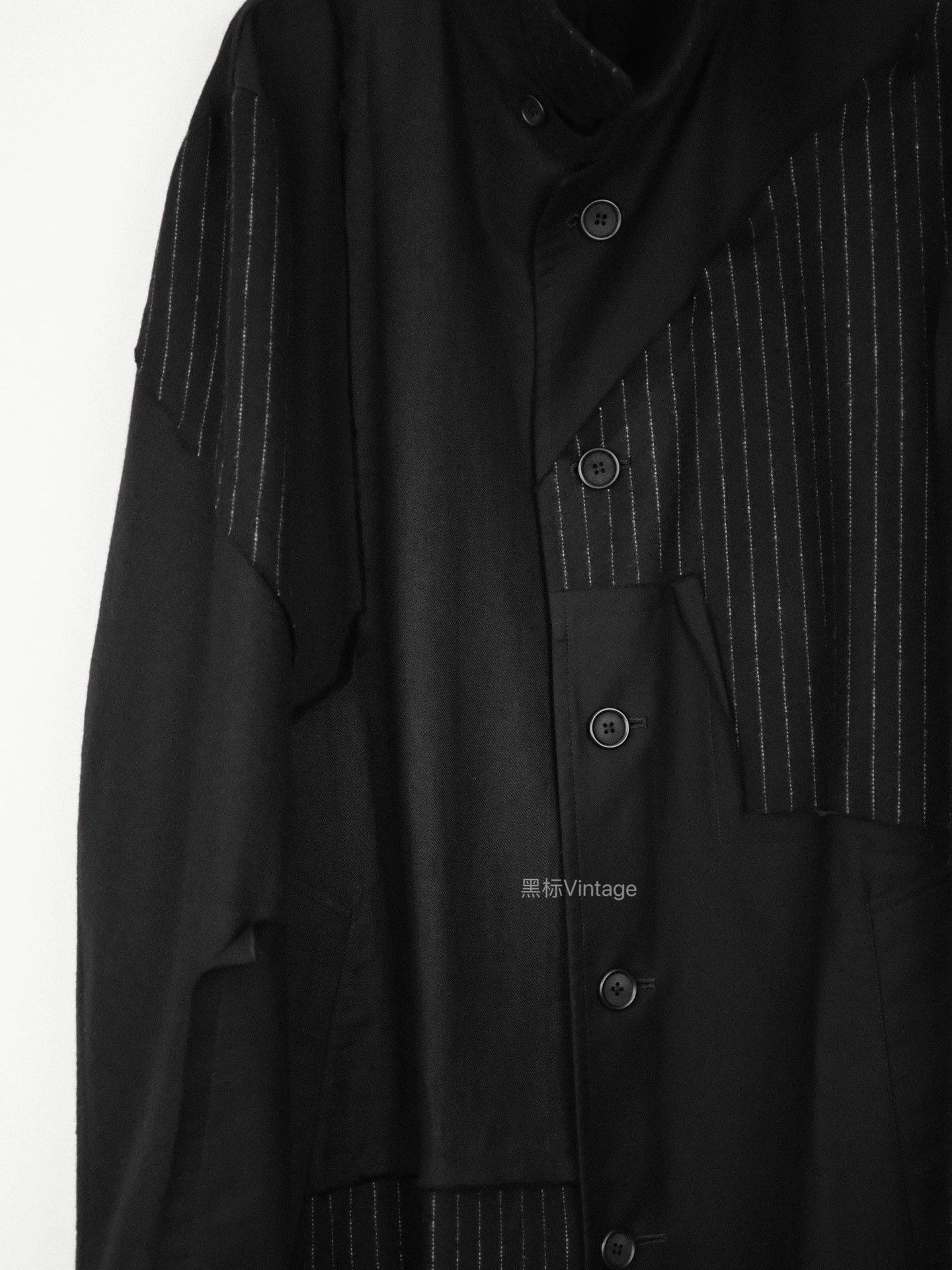 Yohji Yamamoto Yohji Yamamoto 22AW Vintage Patchwork Collar Coat Size US S / EU 44-46 / 1 - 6 Thumbnail