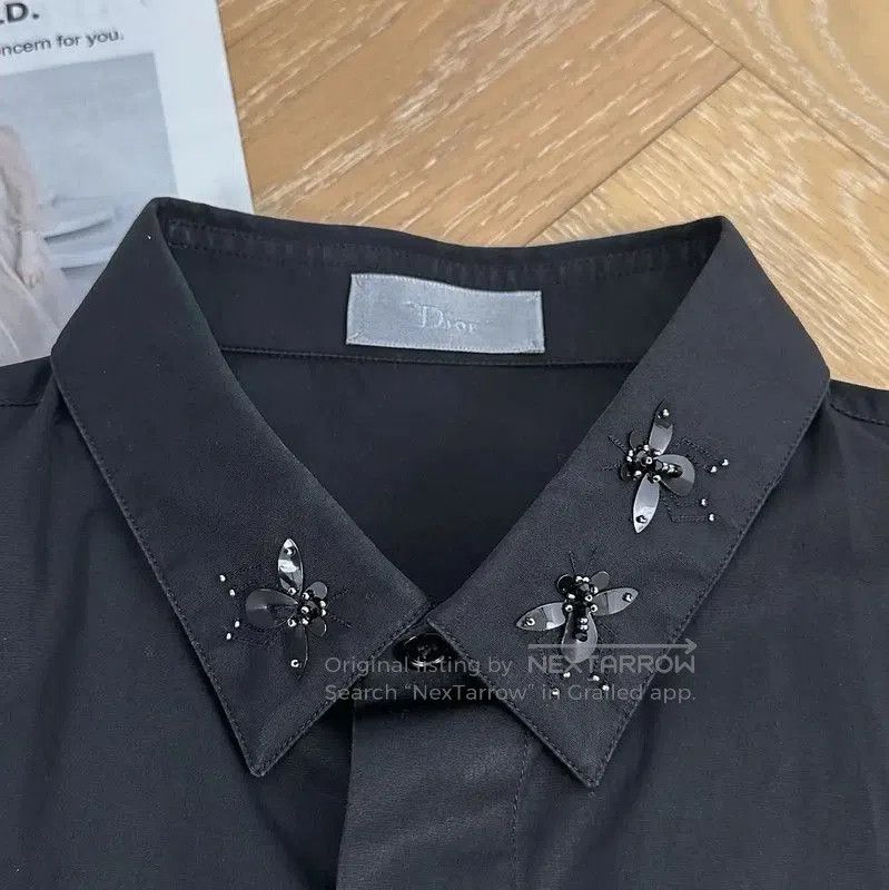 Dior Dior Black Men's Long Sleeve Shirt . Size US S / EU 44-46 / 1 - 6 Thumbnail