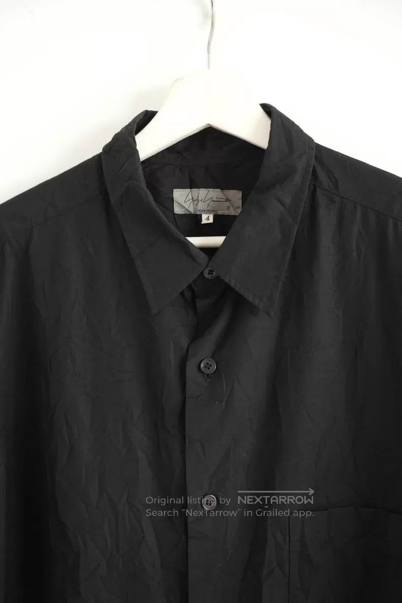 Yohji Yamamoto Yohji Yamamoto 22 SS pleated loose short sleeve shirt Size US XL / EU 56 / 4 - 3 Thumbnail