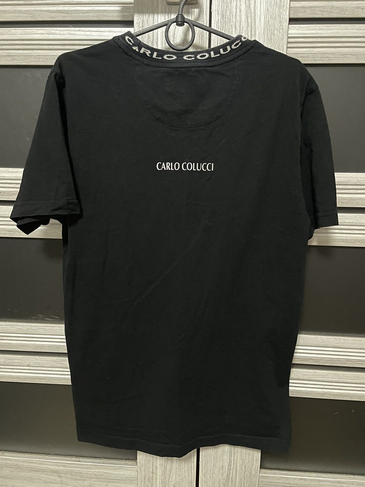 Carlo Colucci Carlo Colucci Vintage Black Logo Streetwear T-Shirt M Size US M / EU 48-50 / 2 - 2 Thumbnail