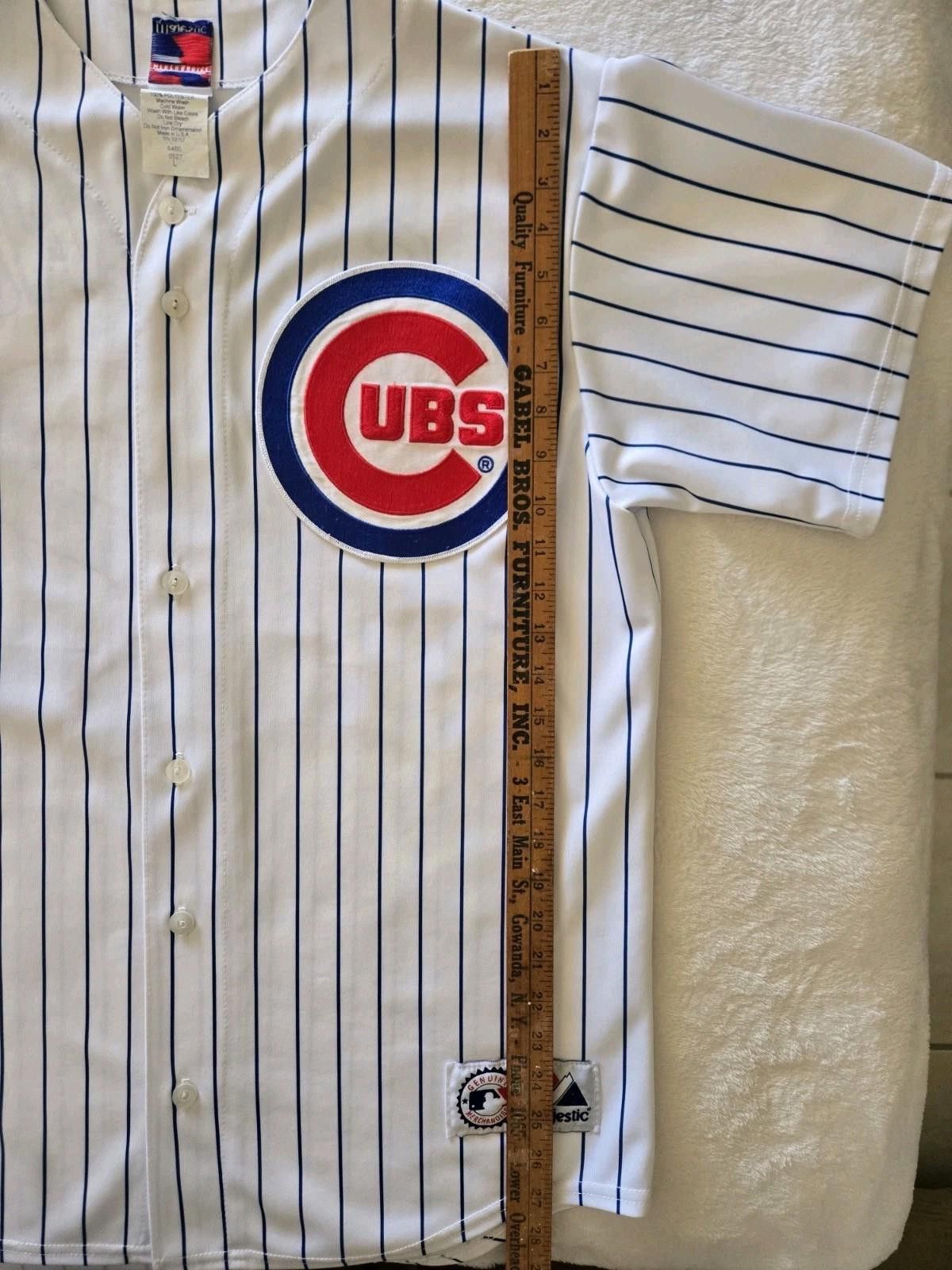 Majestic CHICAGO CUBS SORIANO #12 Size L Baseball MLB JERSEY USA MADE Size ONE SIZE - 9 Thumbnail