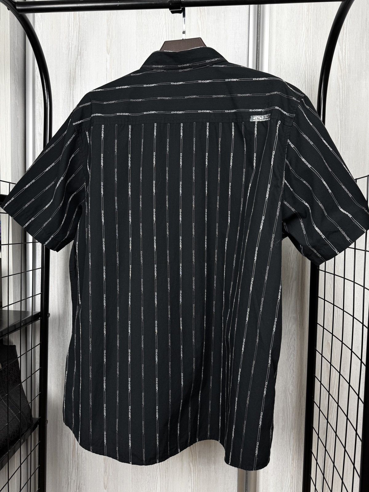 Oakley Oakley vintage monogram striped short sleeve rare shirt Size US XXL / EU 58 / 5 - 10 Thumbnail
