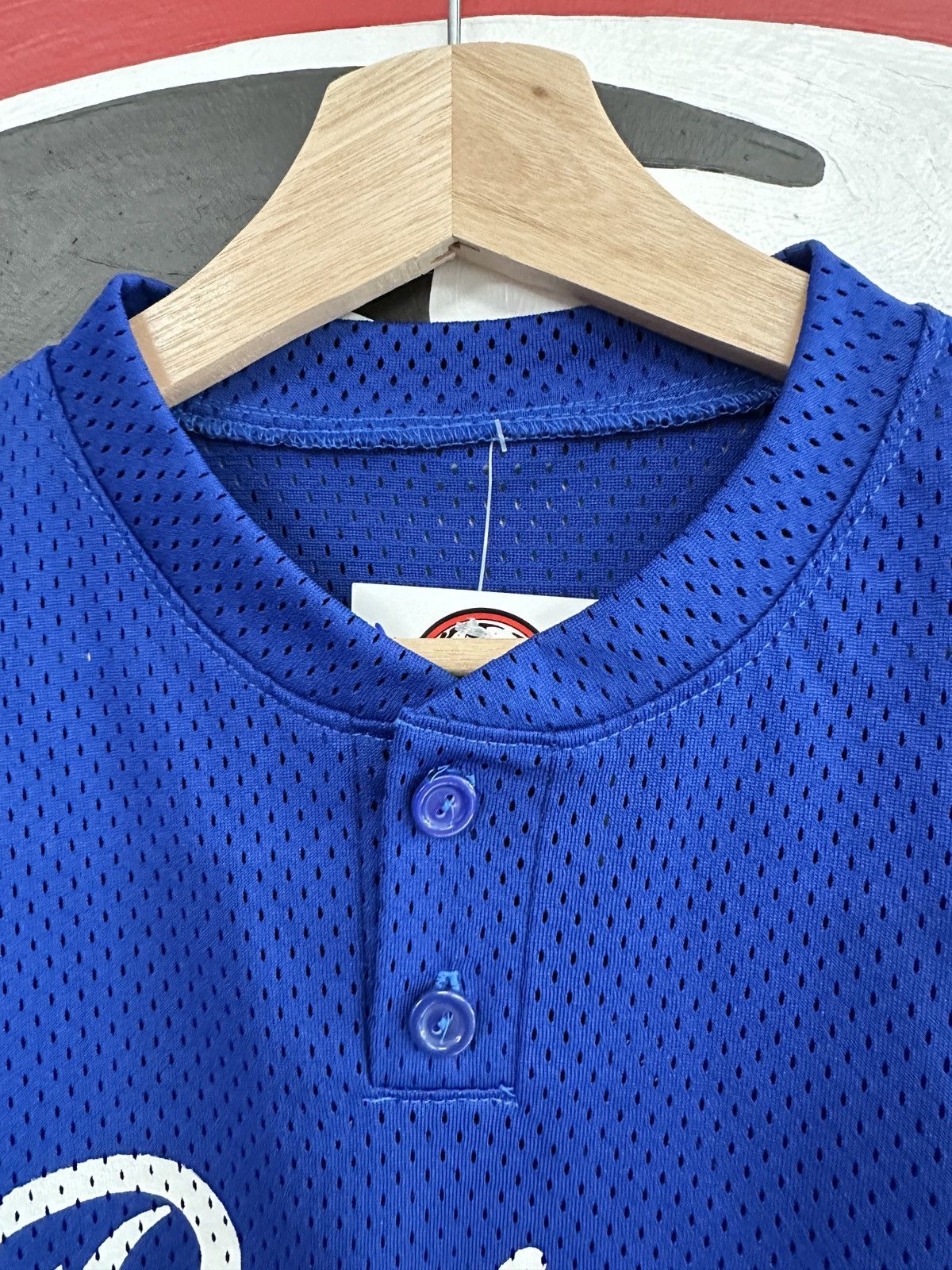 MLB × Vintage Vintage Y2K Los Angeles Dodgers Mesh Jersey Fits L Size US L / EU 52-54 / 3 - 5 Thumbnail