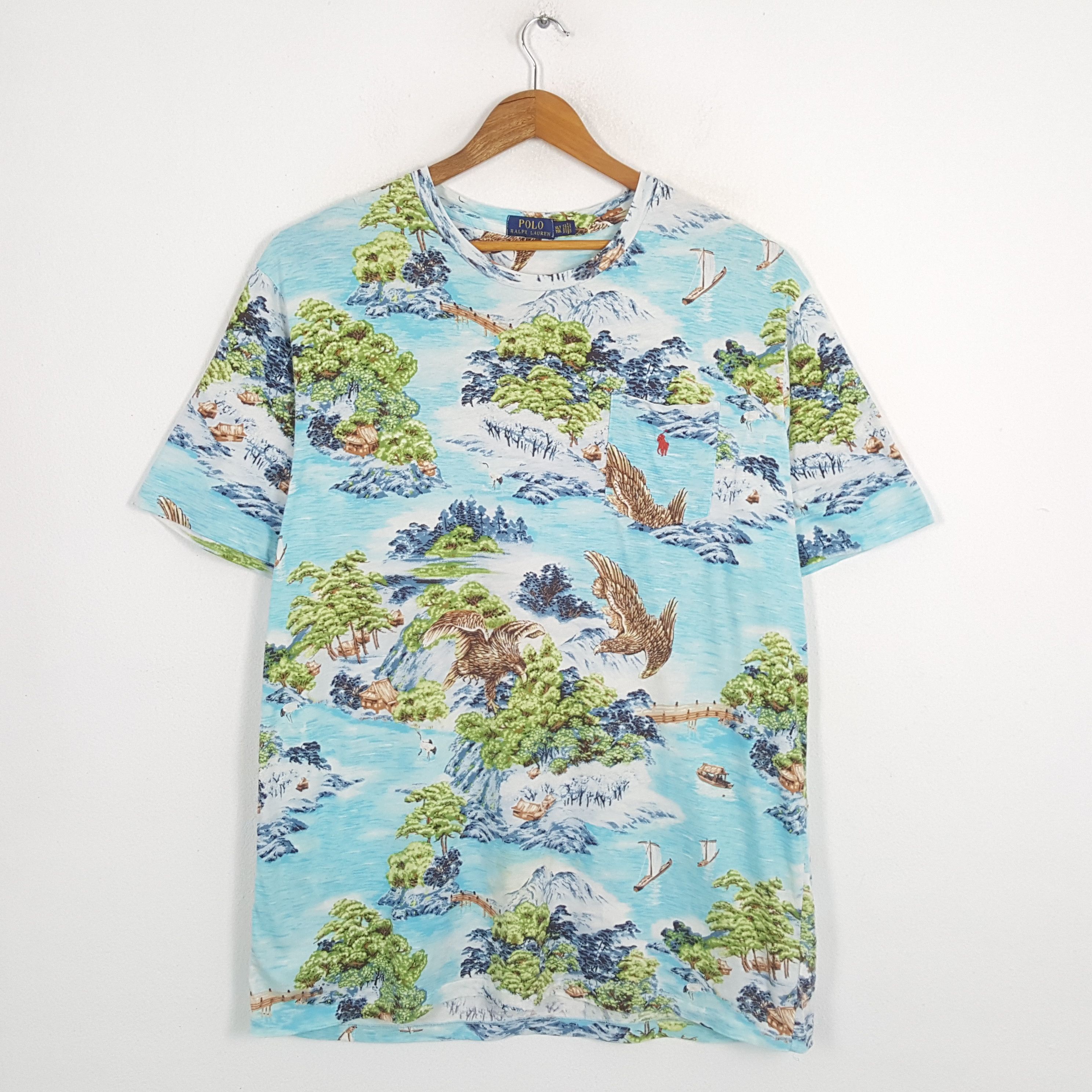 Polo Ralph Lauren × Vintage Vintage POLO by RALPH LAUREN Fashion Brand T-Shirts Size US XXL / EU 58 / 5 - 1 Thumbnail