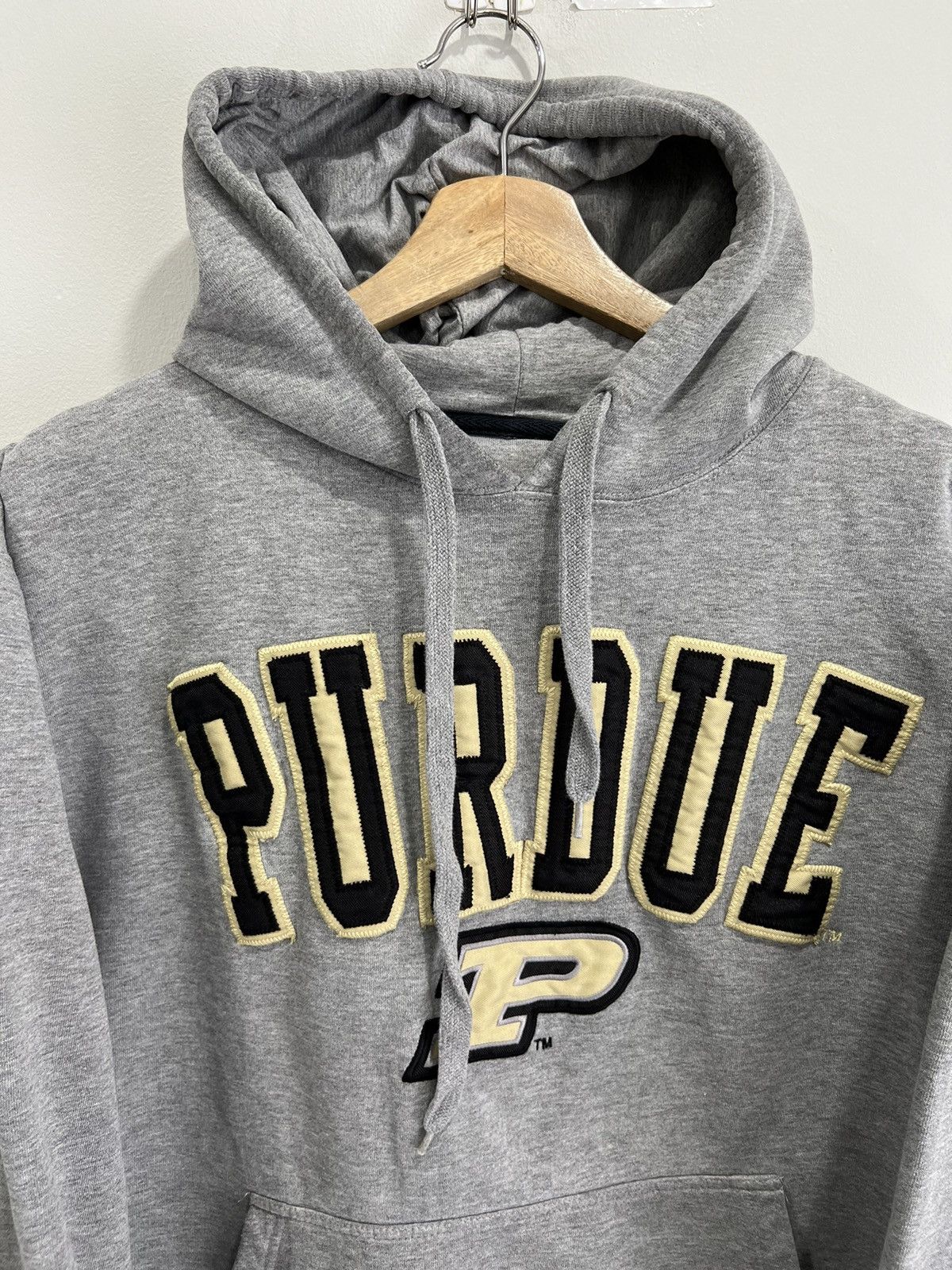 Vintage Vintage Purdue Hoodie Spellout Sweater Sweatshirt M Size US M / EU 48-50 / 2 - 2 Thumbnail
