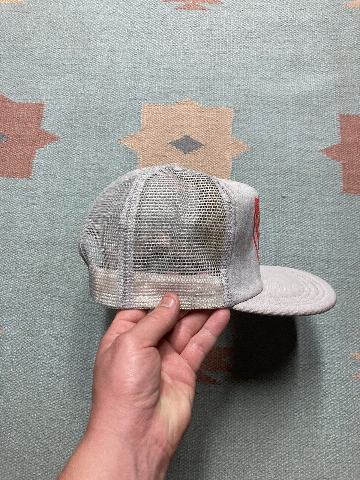Vintage VTG trucker hat GSF logo puff print USA SnapBack 80s 90s Size ONE SIZE - 8 Thumbnail