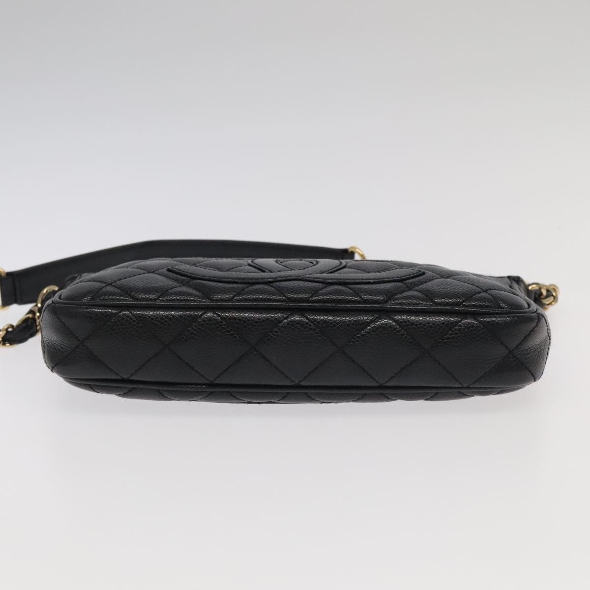 Chanel CHANEL Matelasse Coco Mark Chain Shoulder Bag Caviar Skin Size ONE SIZE - 5 Thumbnail