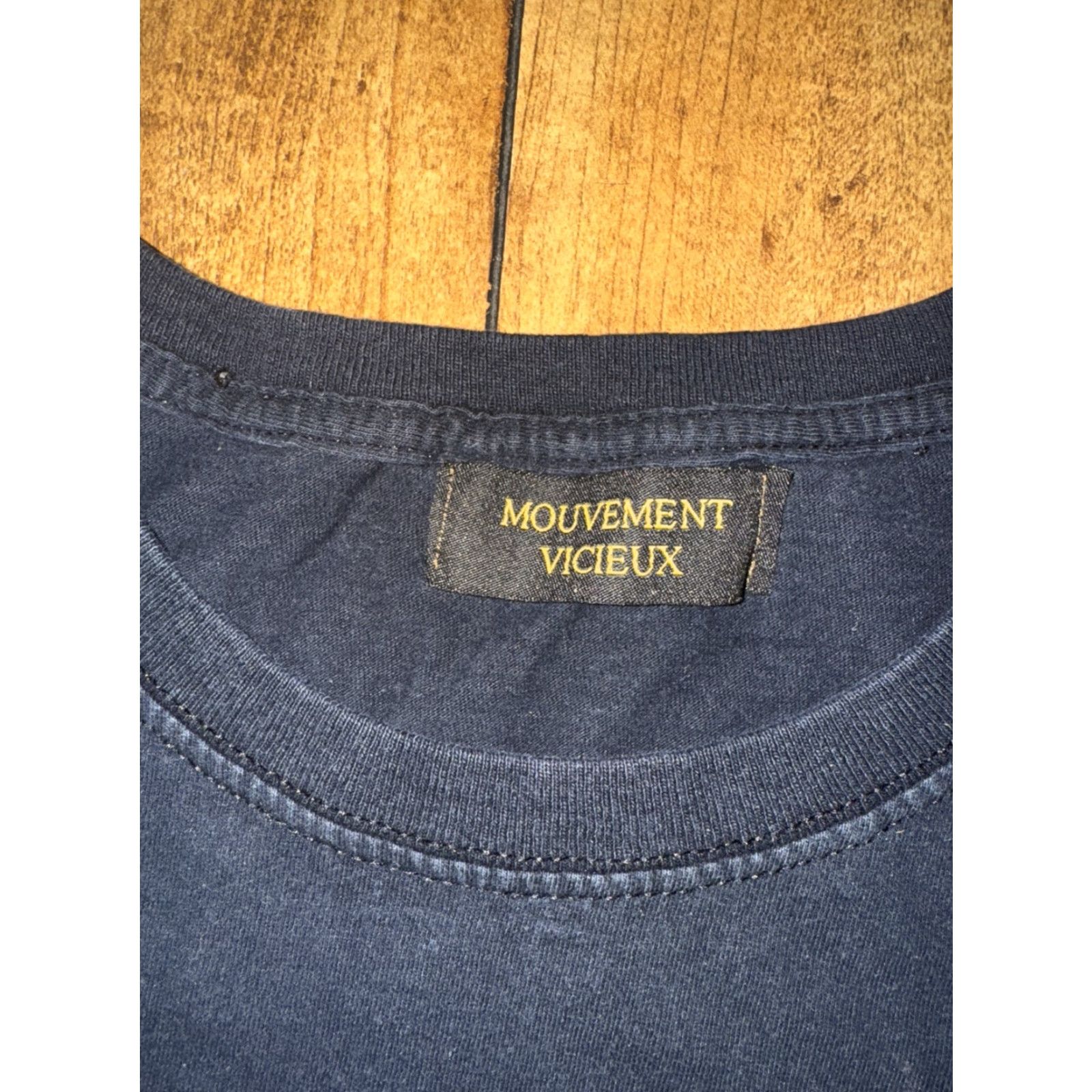 Vintage Movement Vicieux Cop Car Graphic T-Shirt Black L Mens Shirt Streetwear 21x27 Size US L / EU 52-54 / 3 - 4 Thumbnail