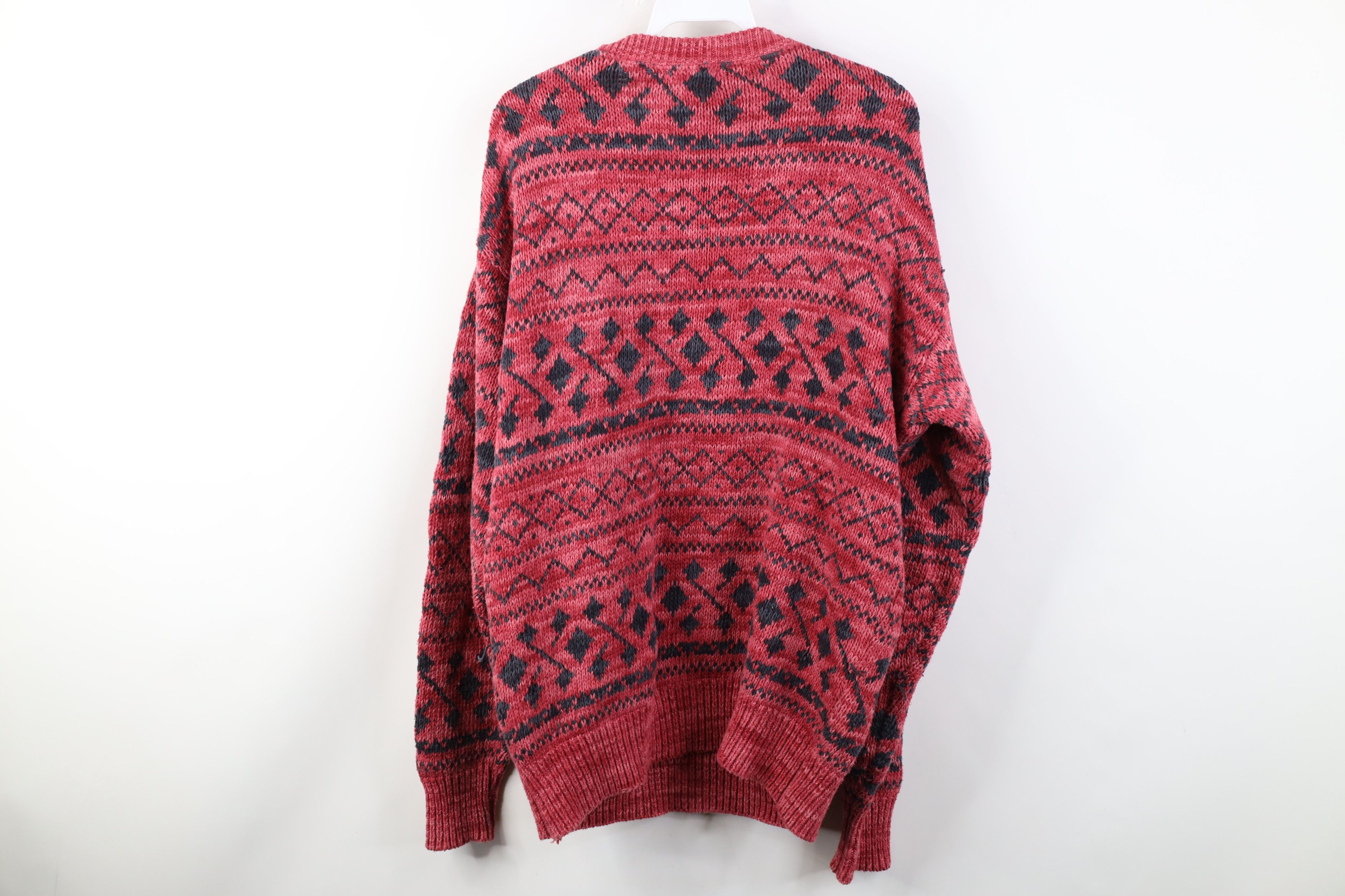 Vintage Vintage 90s Streetwear Fair Isle Knit Crewneck Sweater USA Size US M / EU 48-50 / 2 - 11 Thumbnail