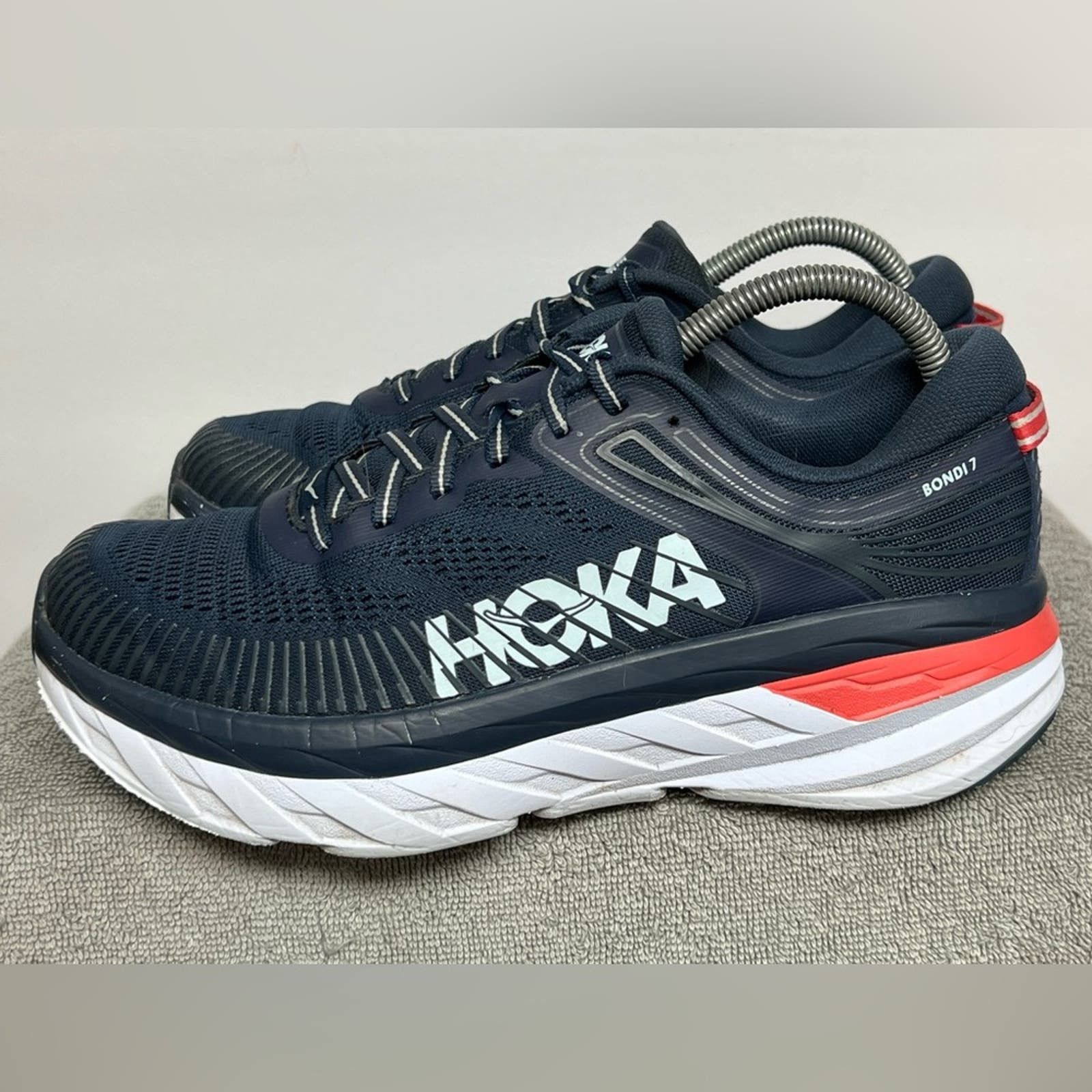 HOKA ONE ONE Bondi 7 Women’s Size 10 Light Blue Running Shoes F27221L