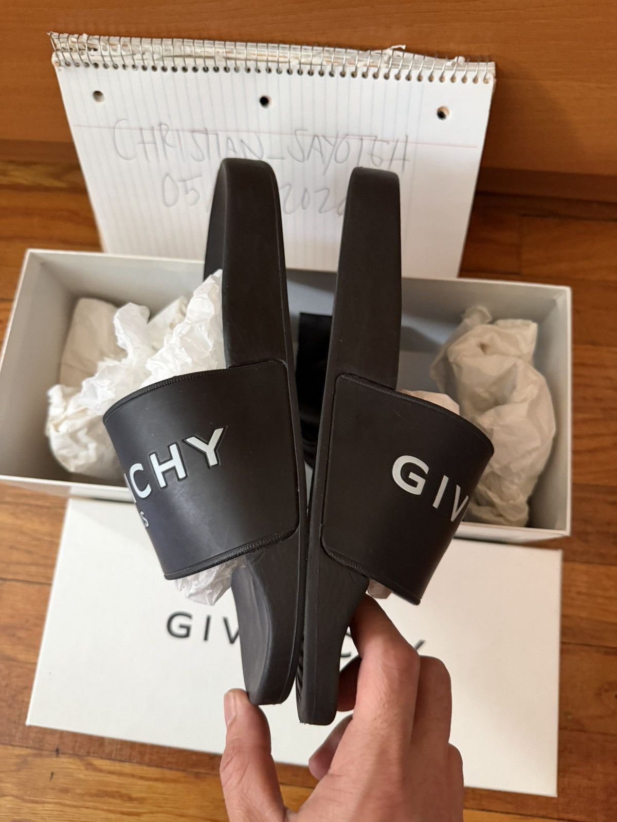 Givenchy givenchy slides black size 42EU men Size US 9 / EU 42 - 3 Thumbnail