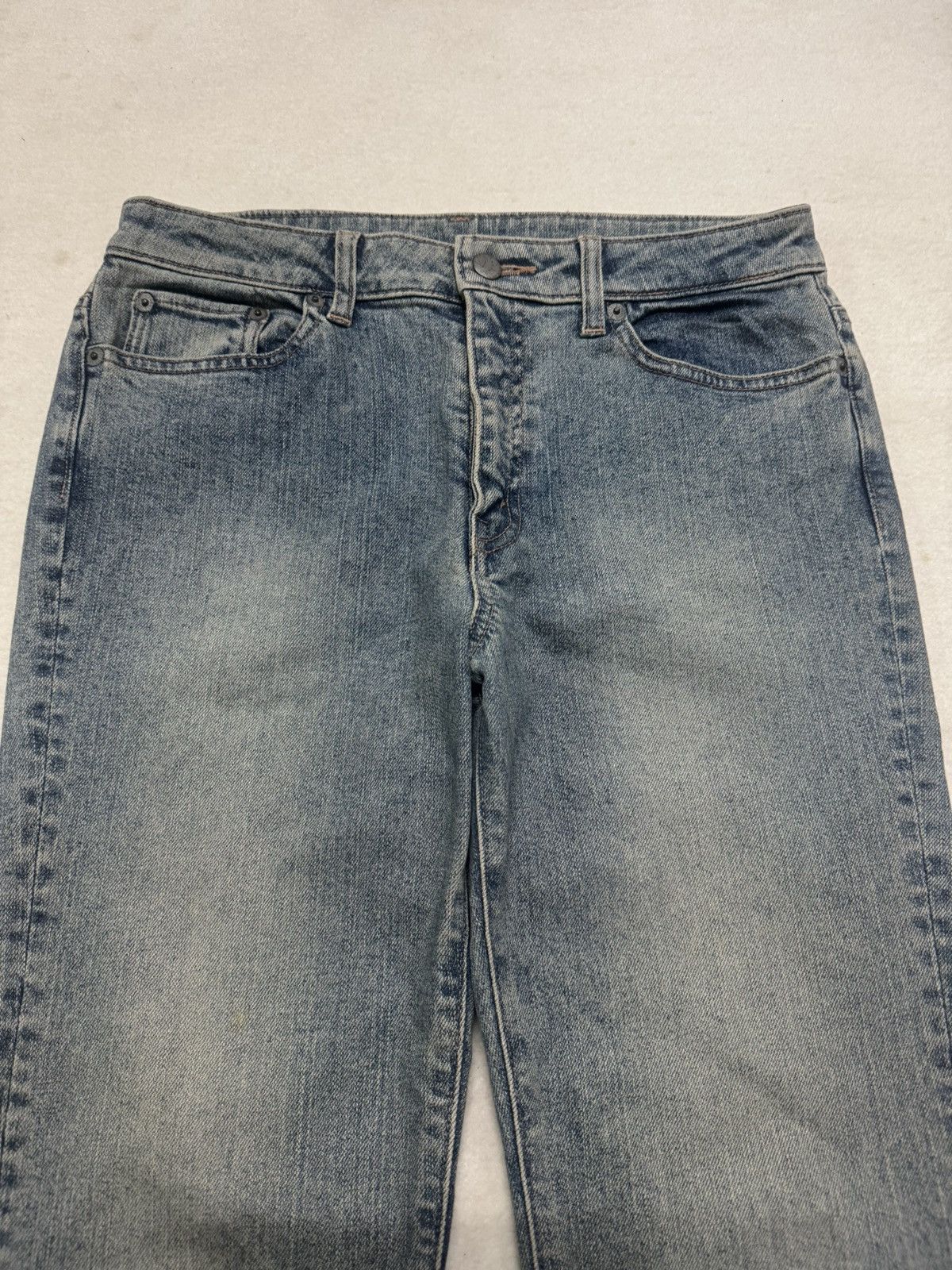 Japanese Brand VINTAGE 1990s JAPANESE FLARED WOLF MUDMAX WASHED INSANE Size US 29 - 4 Thumbnail