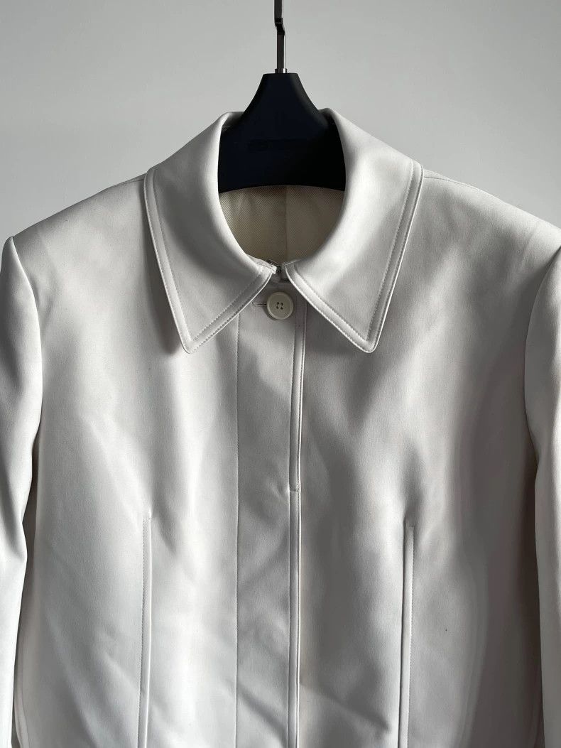 Helmut Lang HELMUT LANG size6 White collar jacket Size S / US 4 / IT 40 - 9 Thumbnail