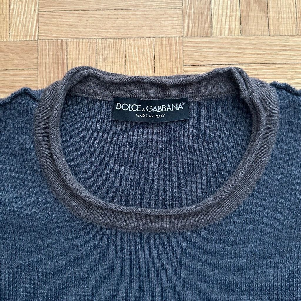 Dolce & Gabbana Dolce & Gabbana Exposed Seam wool sweater Size 54 Size US XL / EU 56 / 4 - 2 Thumbnail
