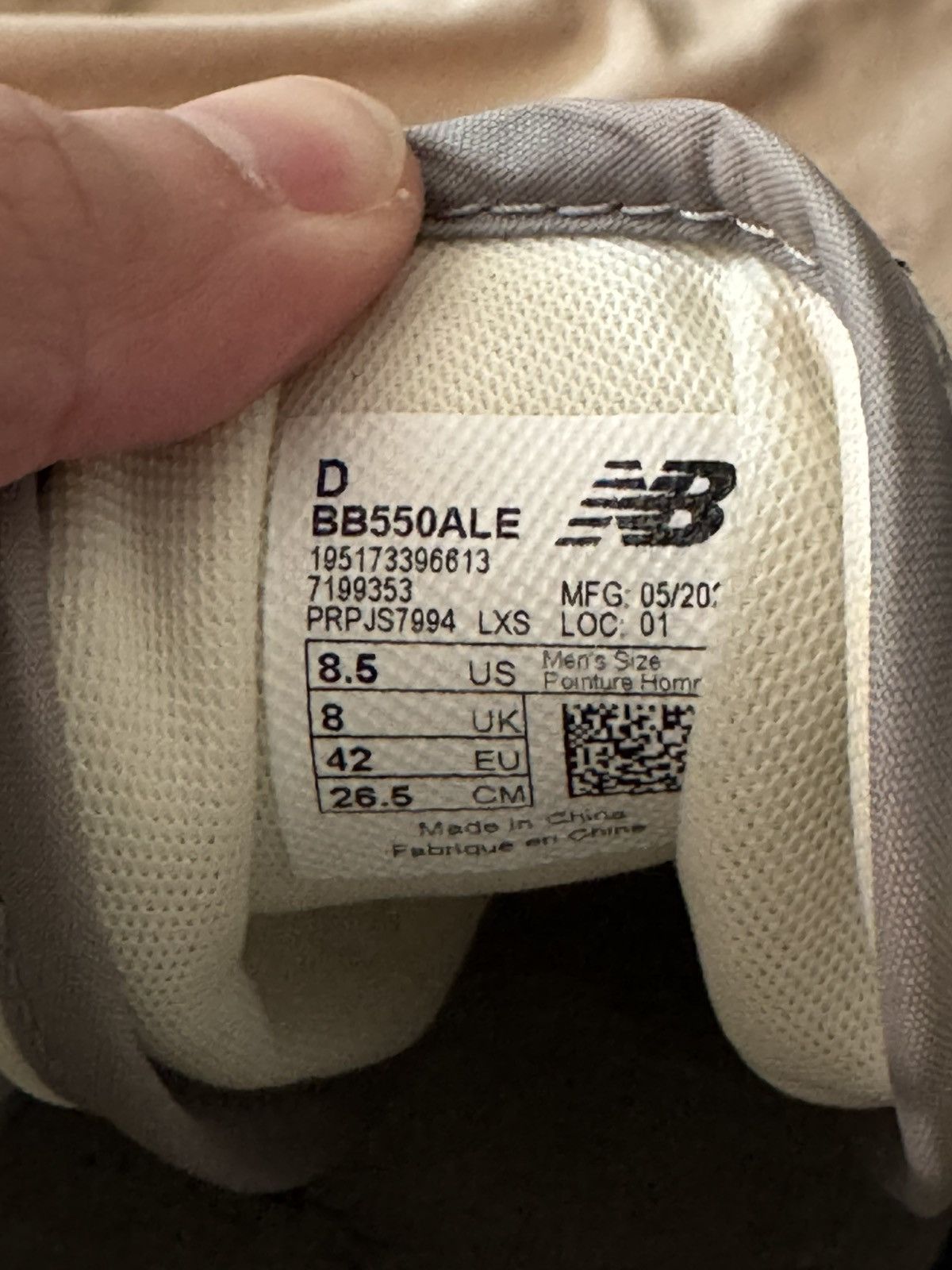 Aime Leon Dore × New Balance New Balance x Aime Leon Dore 550 white grey Size US 8.5 / EU 41-42 - 6 Thumbnail
