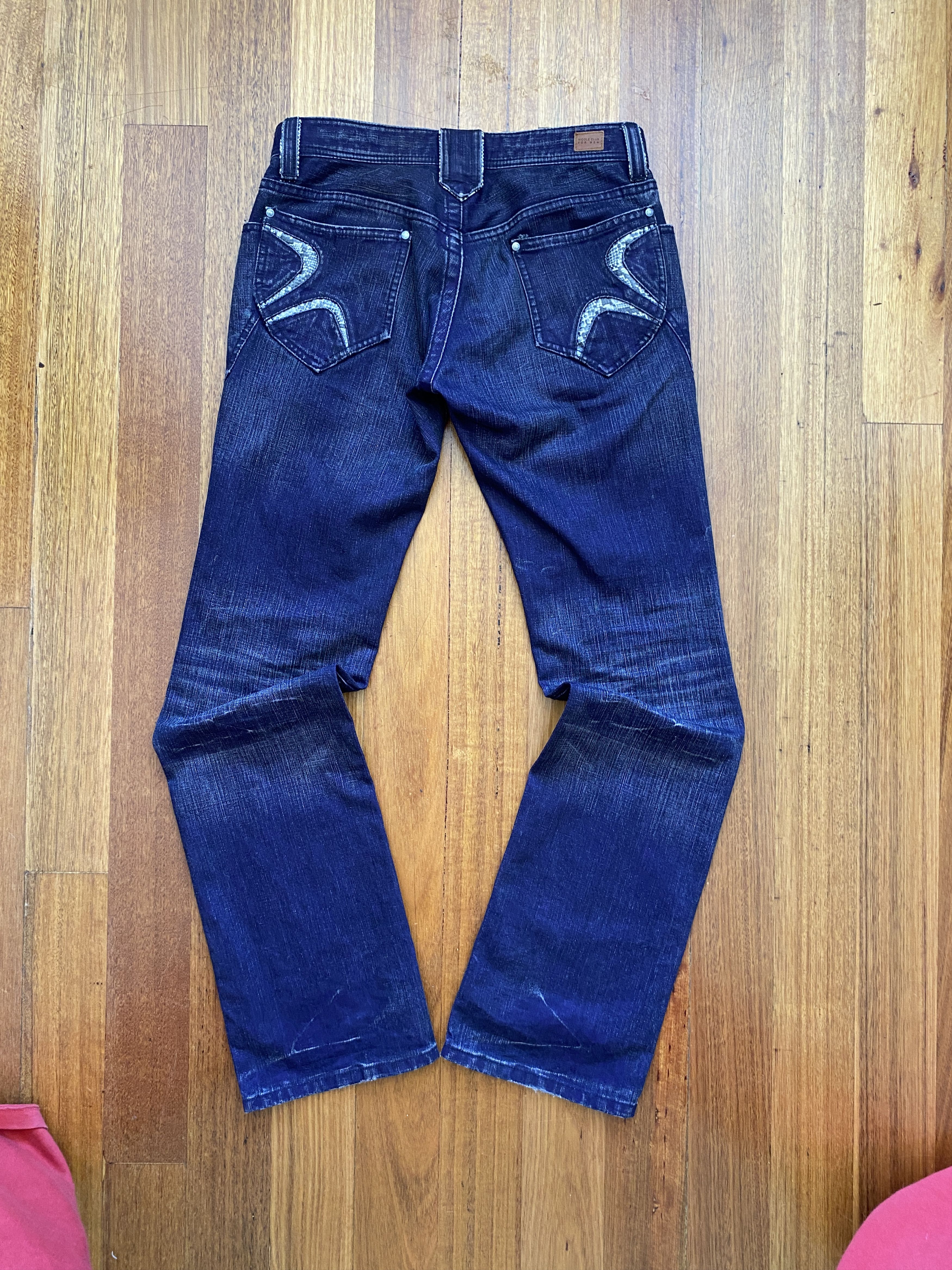 Nicole Club Nicole Club For men snakeskin detailed Jeans Size US 30 / EU 46 - 1 Thumbnail
