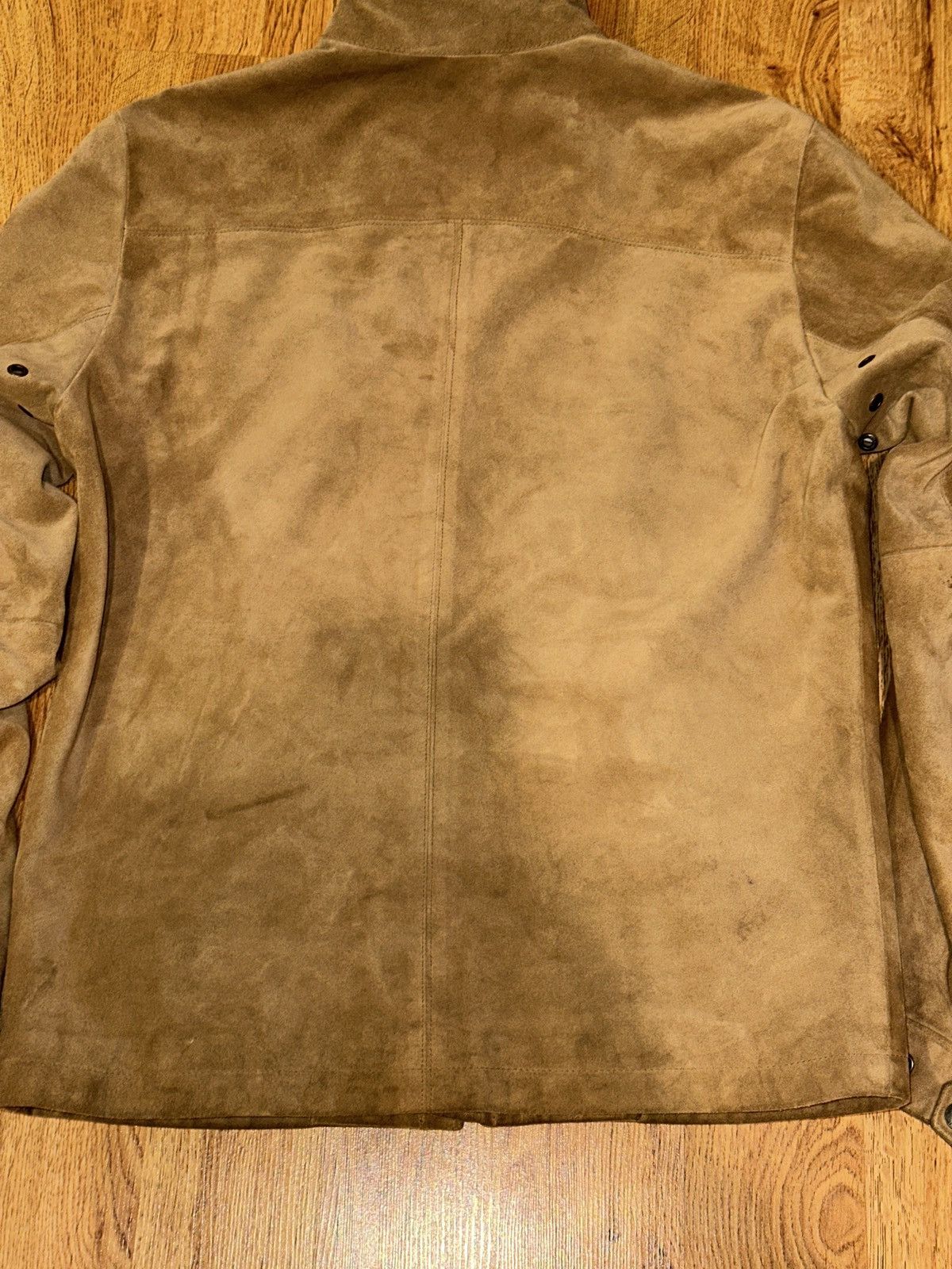 Banana Republic Vtg BANANA REPUBLIC Split Suede COWHIDE Leather Jacket Camel Size US S / EU 44-46 / 1 - 11 Thumbnail