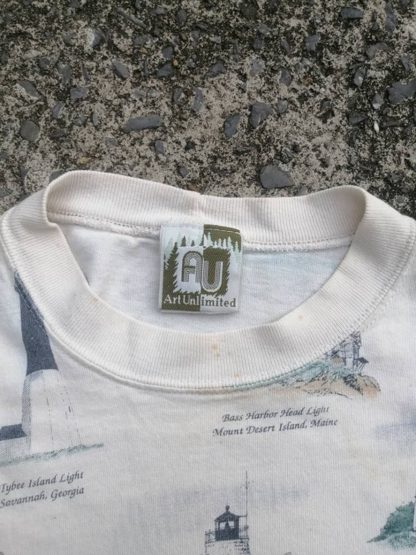 Vintage Vintage Light Houses Art Tee Size US M / EU 48-50 / 2 - 7 Thumbnail