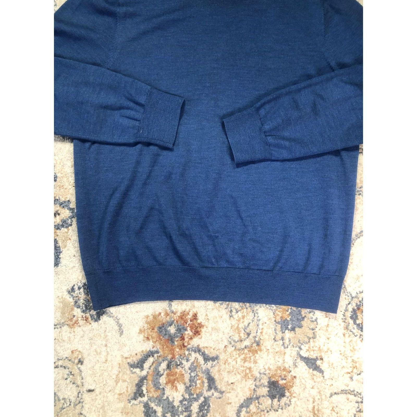 Brooks Brothers Brooks Brothers Sweater Mens 2XL Blue Italian Yarn Crewneck Pullover Knit Size US XXL / EU 58 / 5 - 5 Thumbnail