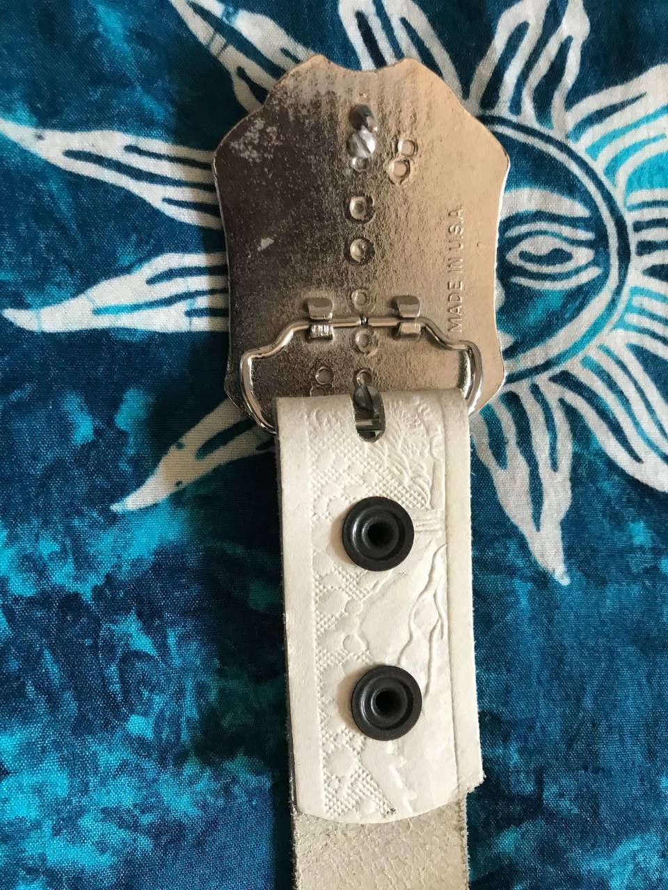 Vintage Y2K Vintage Leather rodeo Cowboy belts made in USA Size 26 - 8 Thumbnail