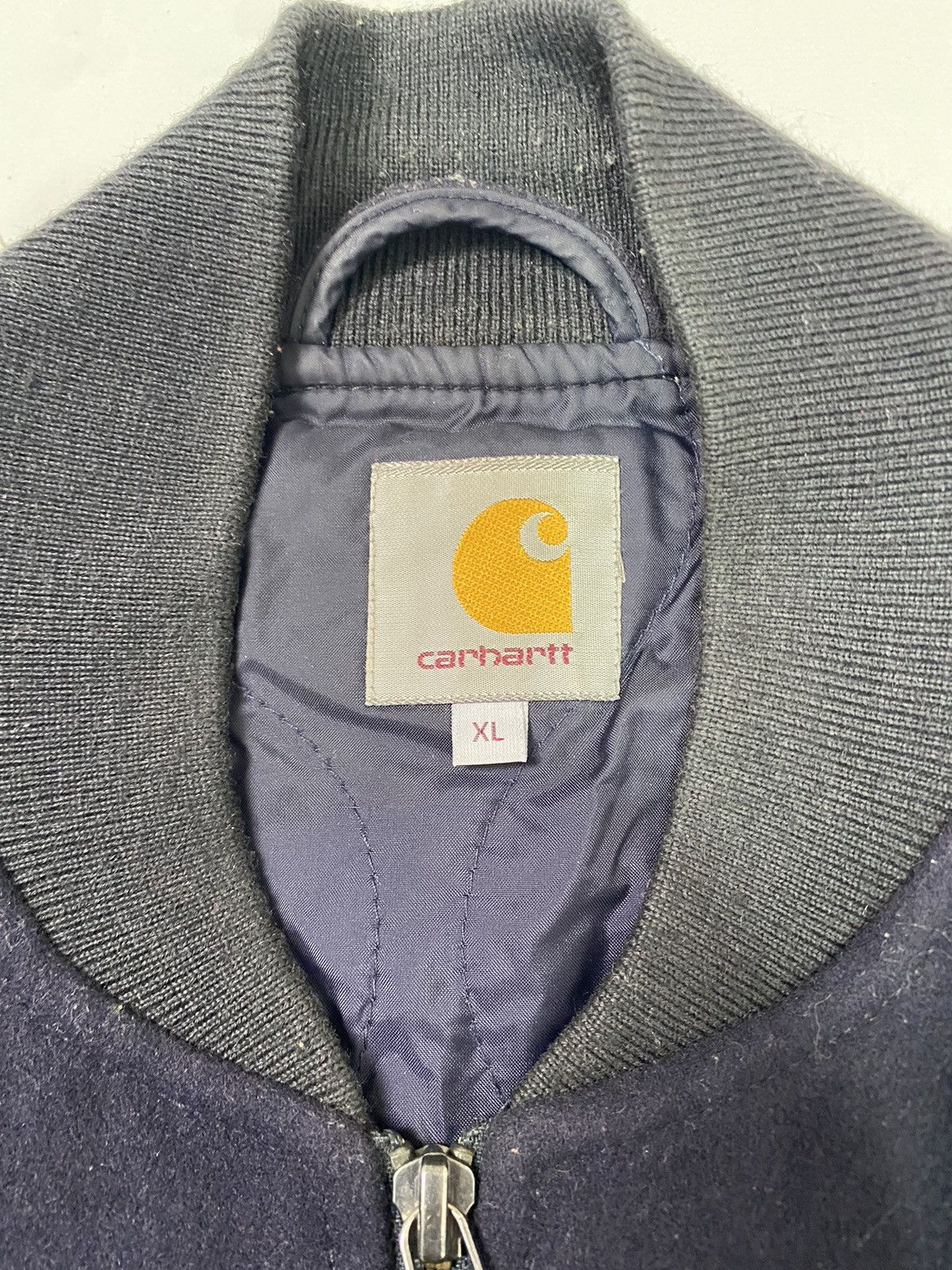 Carhartt Wip Perry Carhartt Wip bomber jacket size XL blue with zip used Size US XL / EU 56 / 4 - 7 Thumbnail