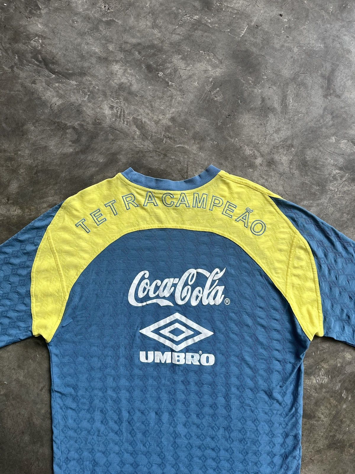 Nike × Vintage RARE 1994 / 1996 Brasil Umbro Official Training Jersey Size US L / EU 52-54 / 3 - 10 Thumbnail