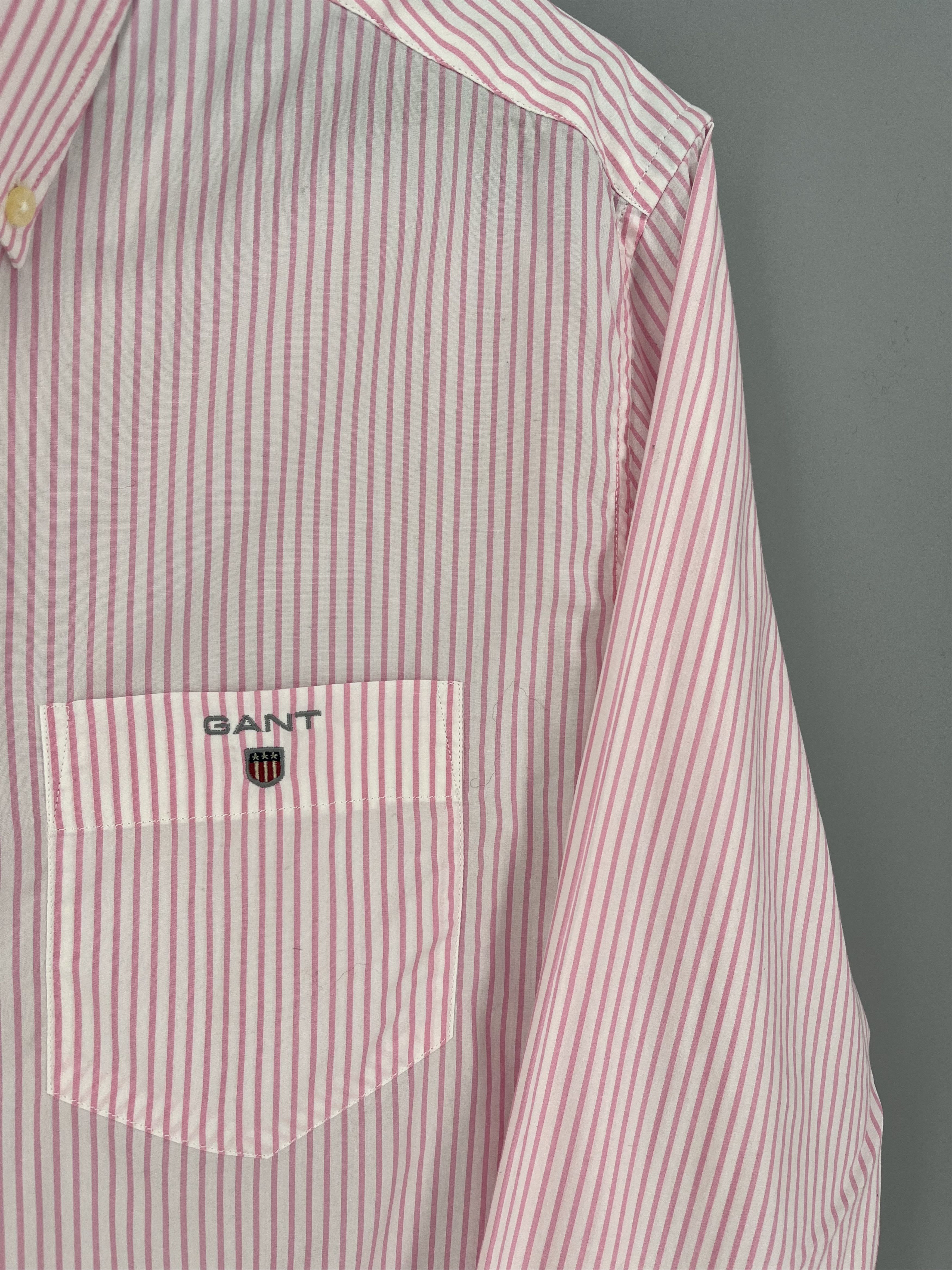 Gant Gant Button Down Shirt Mens L Pink Gingham Check Long Sleeve Size US L / EU 52-54 / 3 - 6 Thumbnail