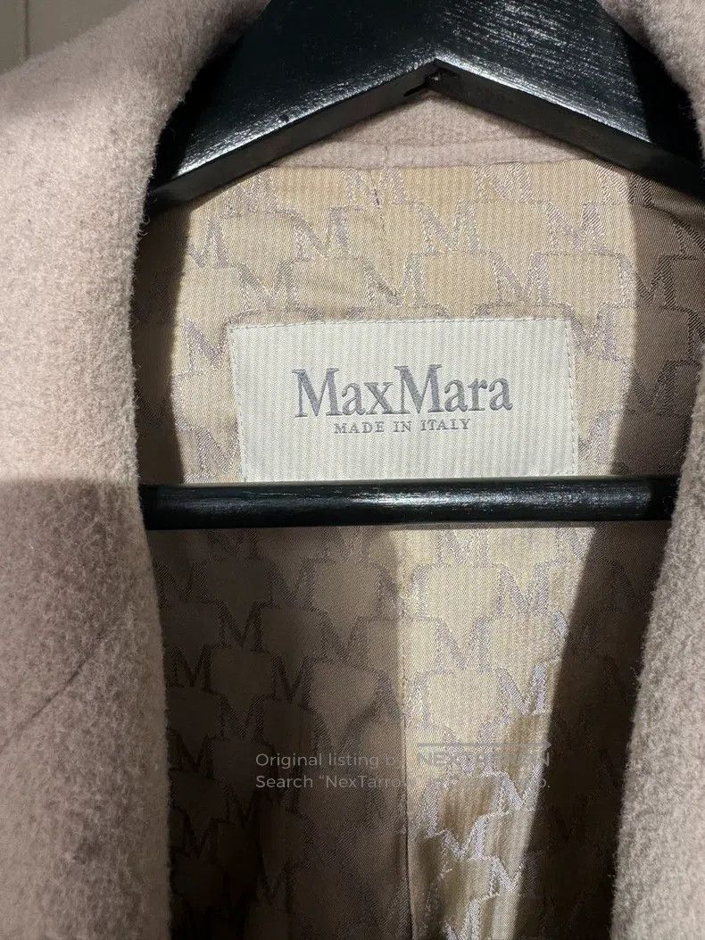 Max Mara Max Mara Classic Beige Wool Coat Size XS / US 0-2 / IT 36-38 - 5 Thumbnail