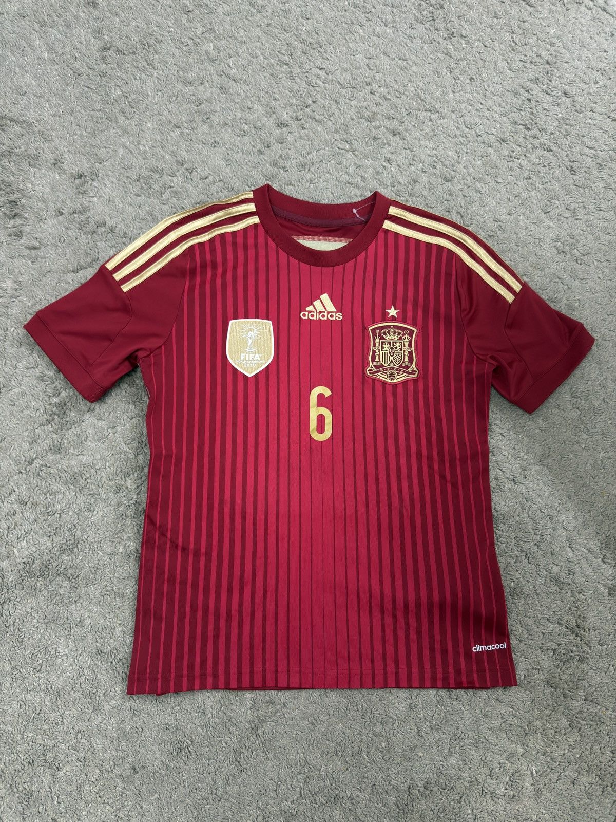 Adidas Spain Home Jersey World Cup 2014 Size US XS / EU 42 / 0 - 1 Thumbnail