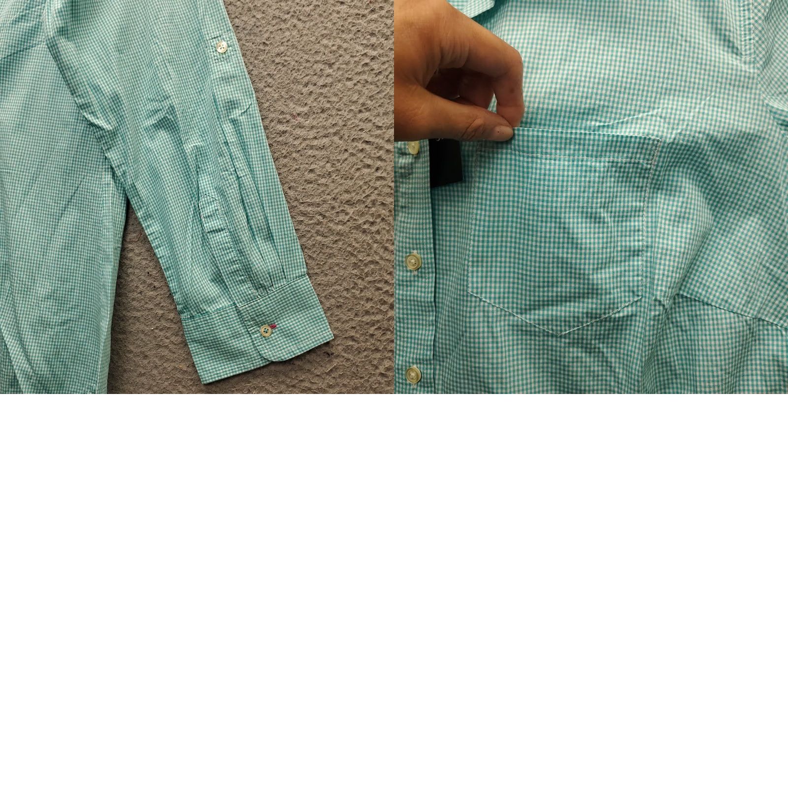 Talbots Talbots Shirt Womens 1X Top Multicolor Check Roll Tab Sleeve Collared Button Size XL / US 12-14 / IT 48-50 - 8 Thumbnail