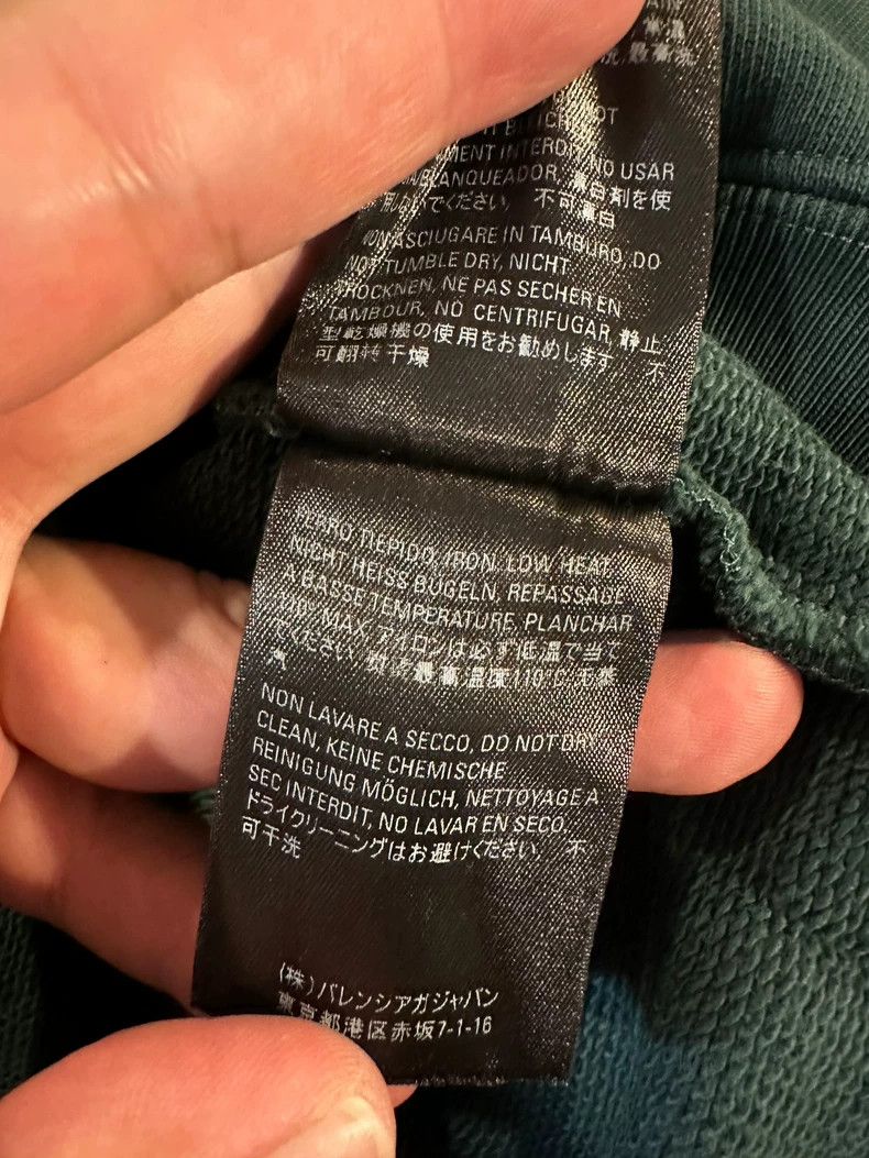 Balenciaga Balenciaga Green back logo sweater Size US XS / EU 42 / 0 - 8 Thumbnail