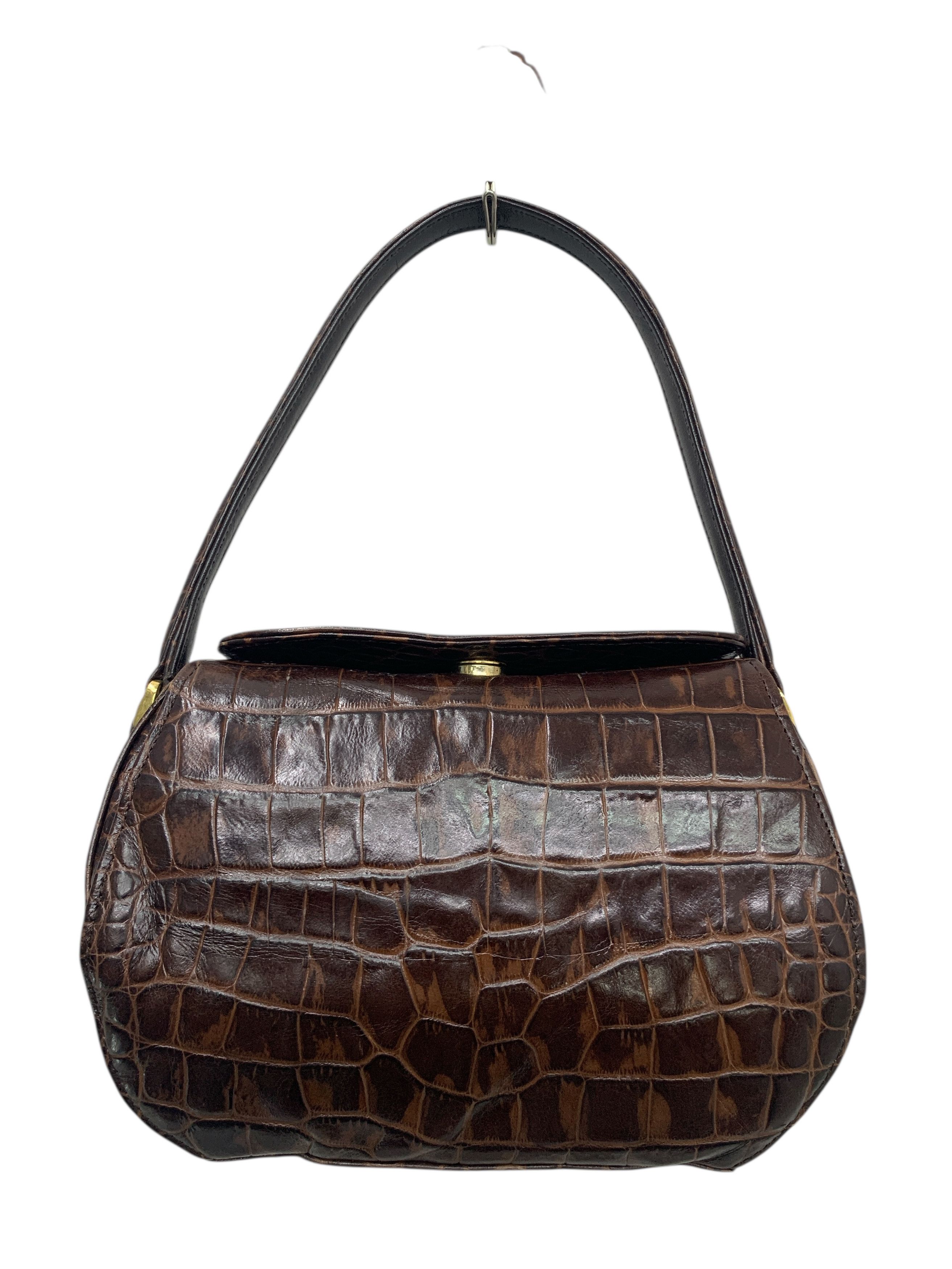 Japanese Brand Crocodile Leather Bag Sholuder Size ONE SIZE - 1 Thumbnail