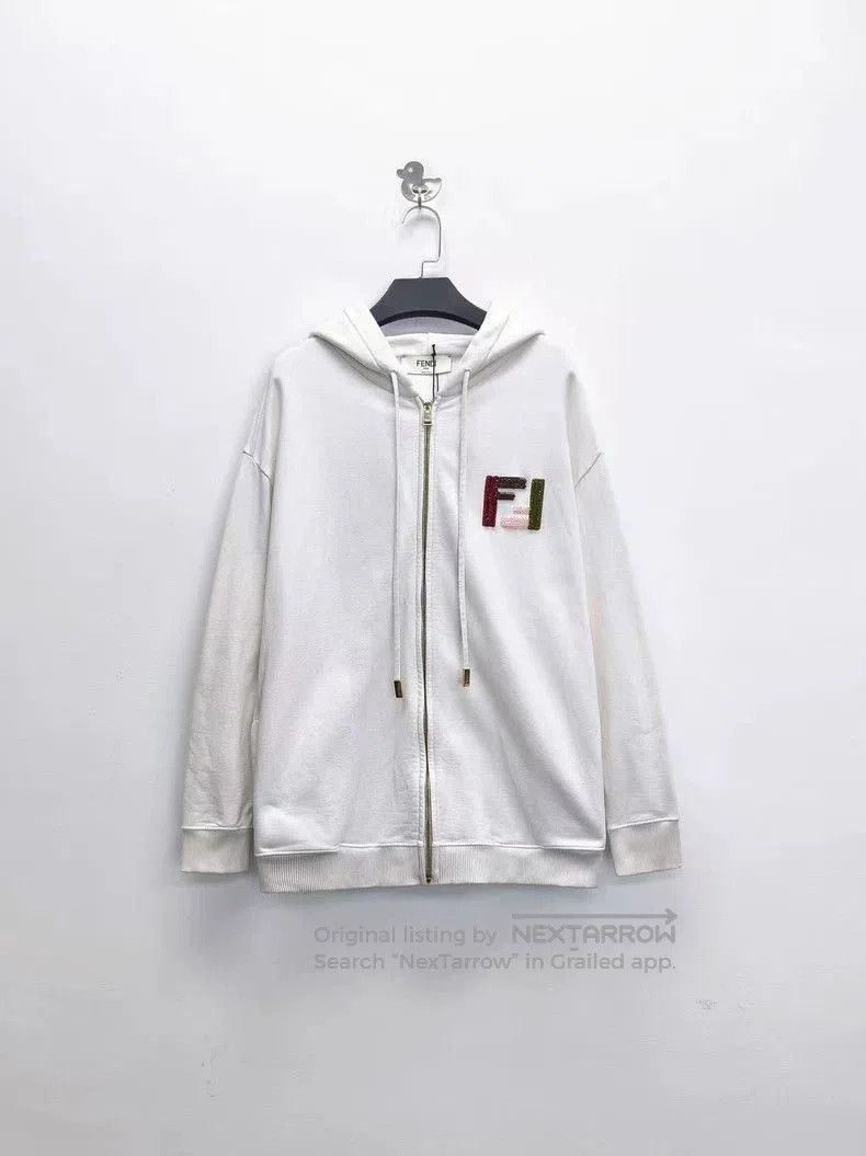 Fendi Fendi FW24 Double F Embroidered Hoodie. Size US M / EU 48-50 / 2 - 1 Thumbnail
